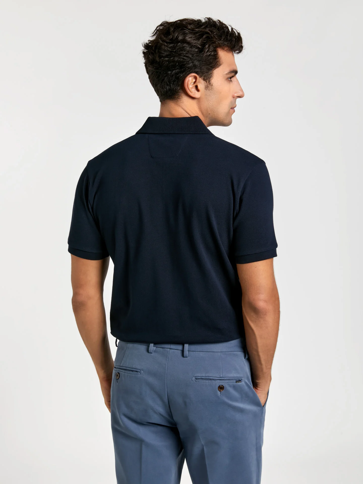 Regular fit basic piqué polo shirt - Image 12