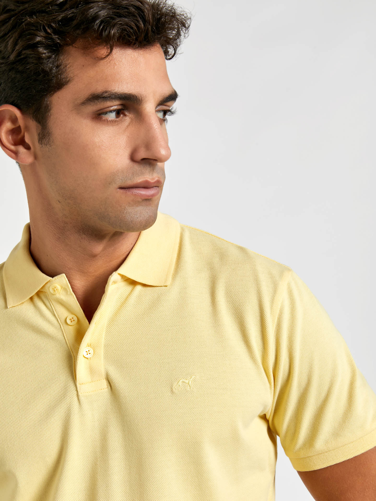 Regular fit basic piqué polo shirt - Image 26