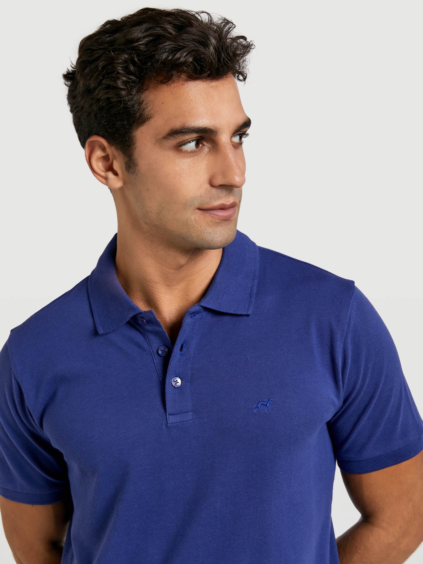 Regular fit basic piqué polo shirt - Image 31