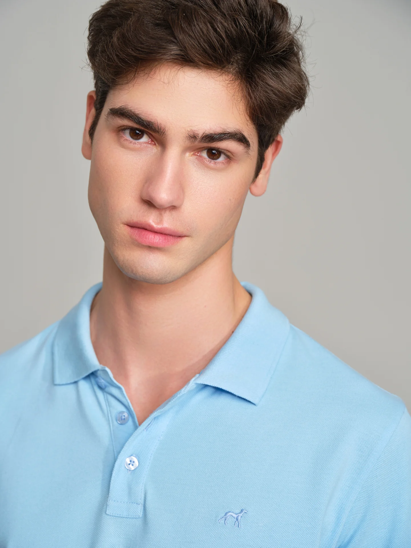 Regular fit basic piquet polo shirt - Image 24
