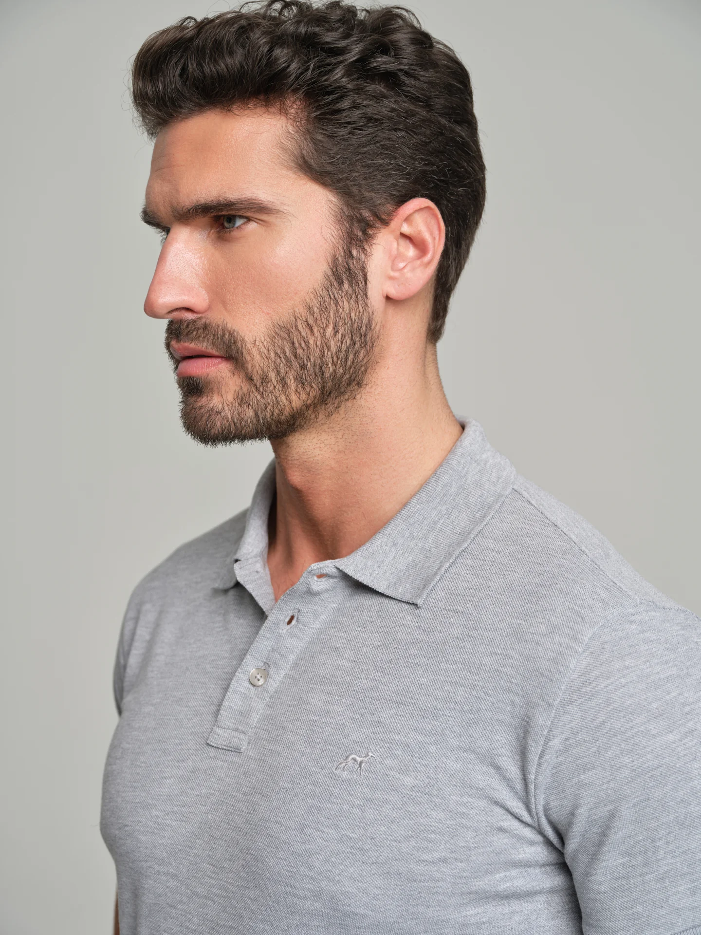Regular fit basic piquet polo shirt - Image 31