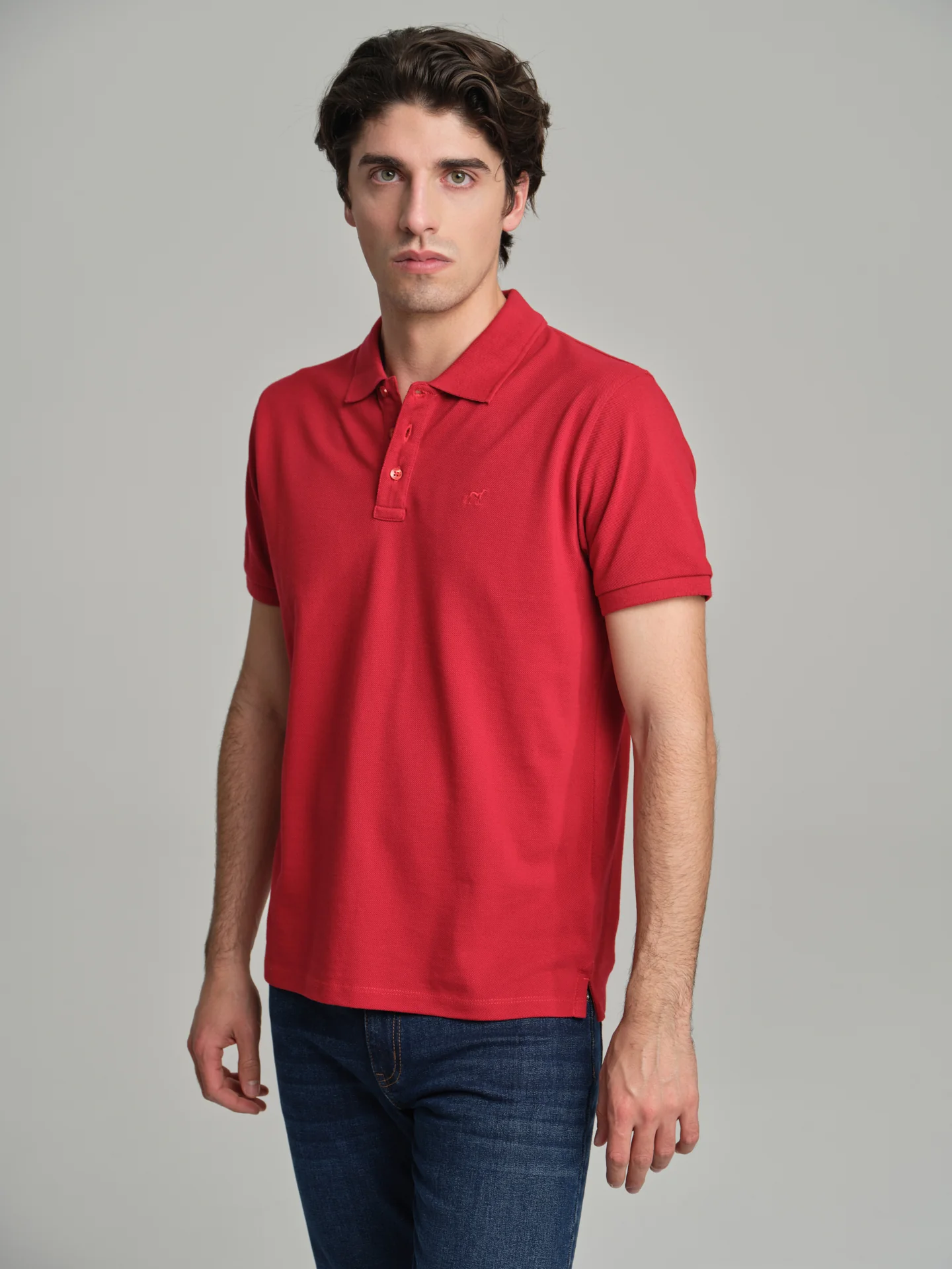 Regular fit basic piquet polo shirt - Image 32