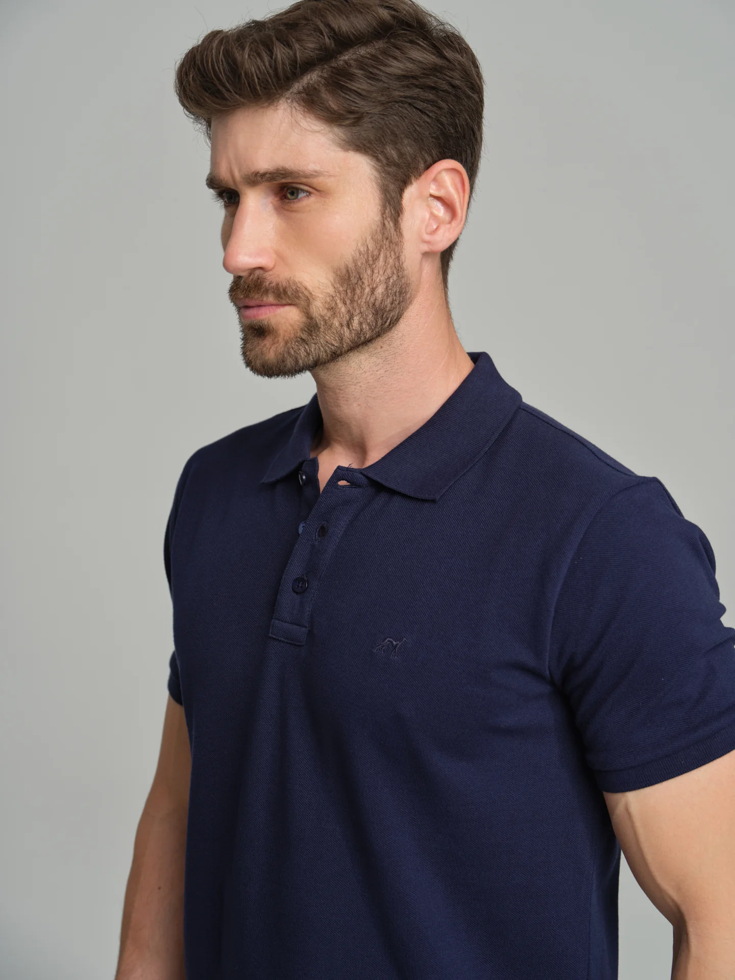 Regular fit basic piquet polo shirt - Image 9