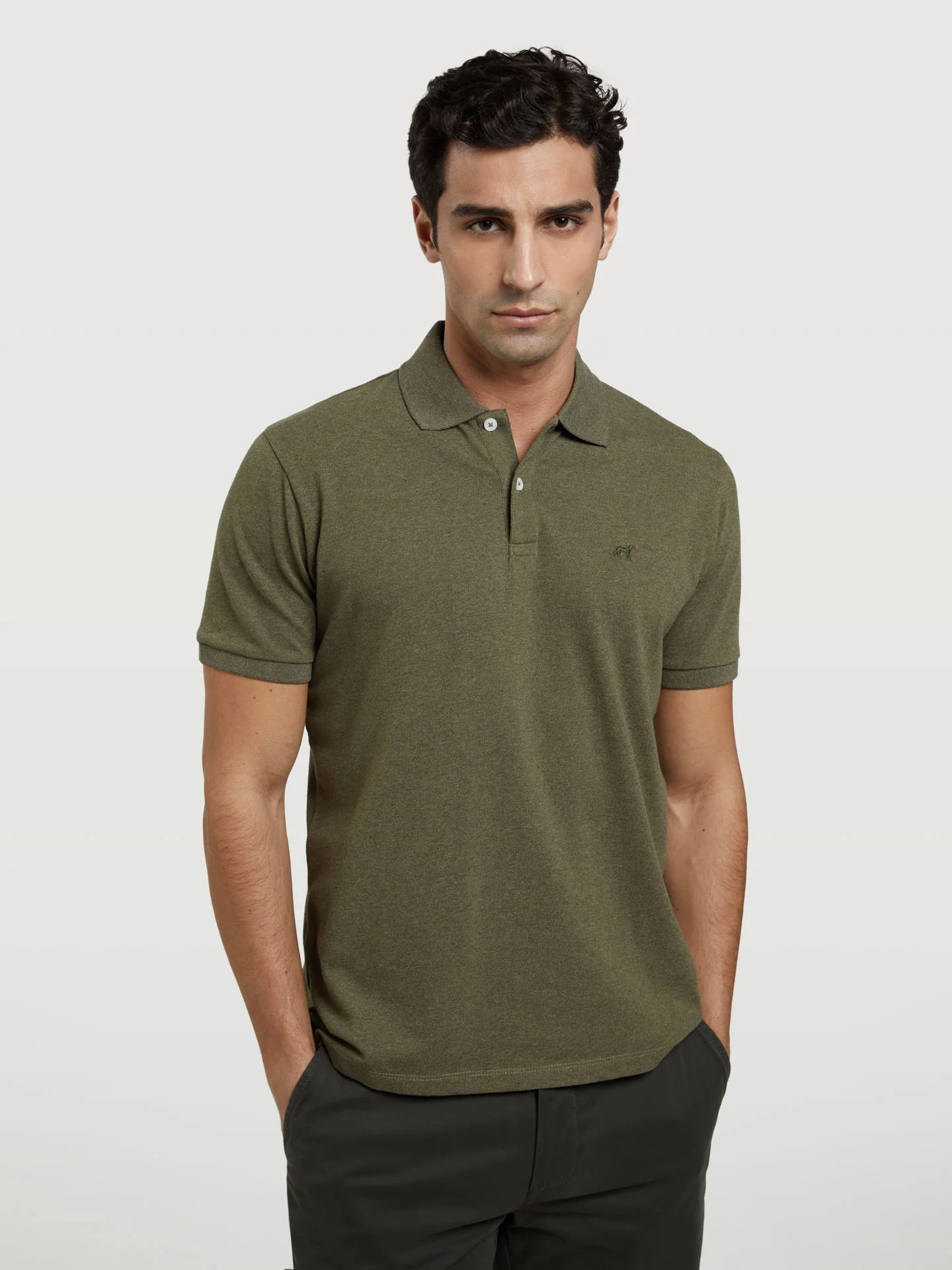 Regular Fit Basic Polo Piqué Shirt - Image 10