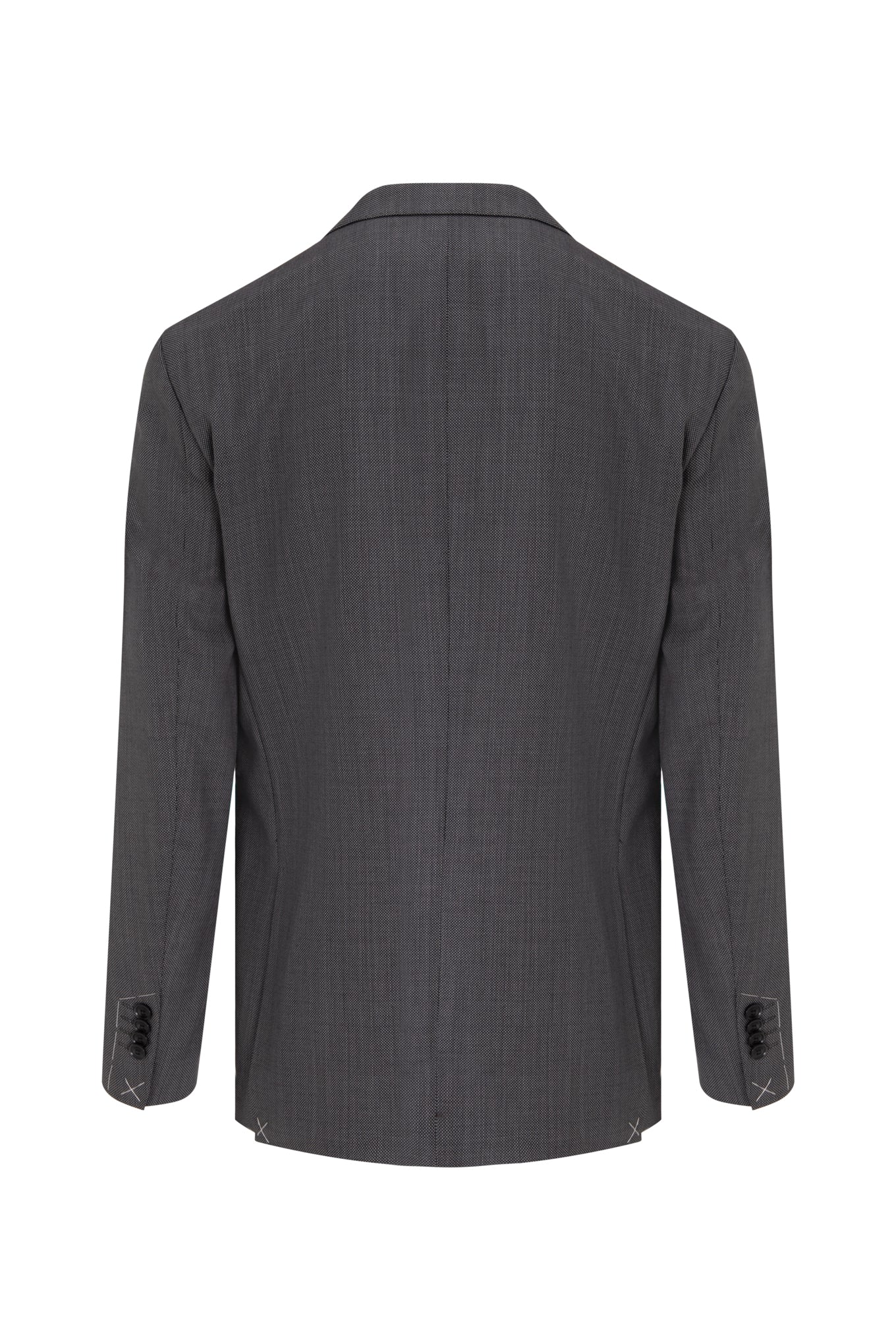 Regular fit Business bird's eye wool suit