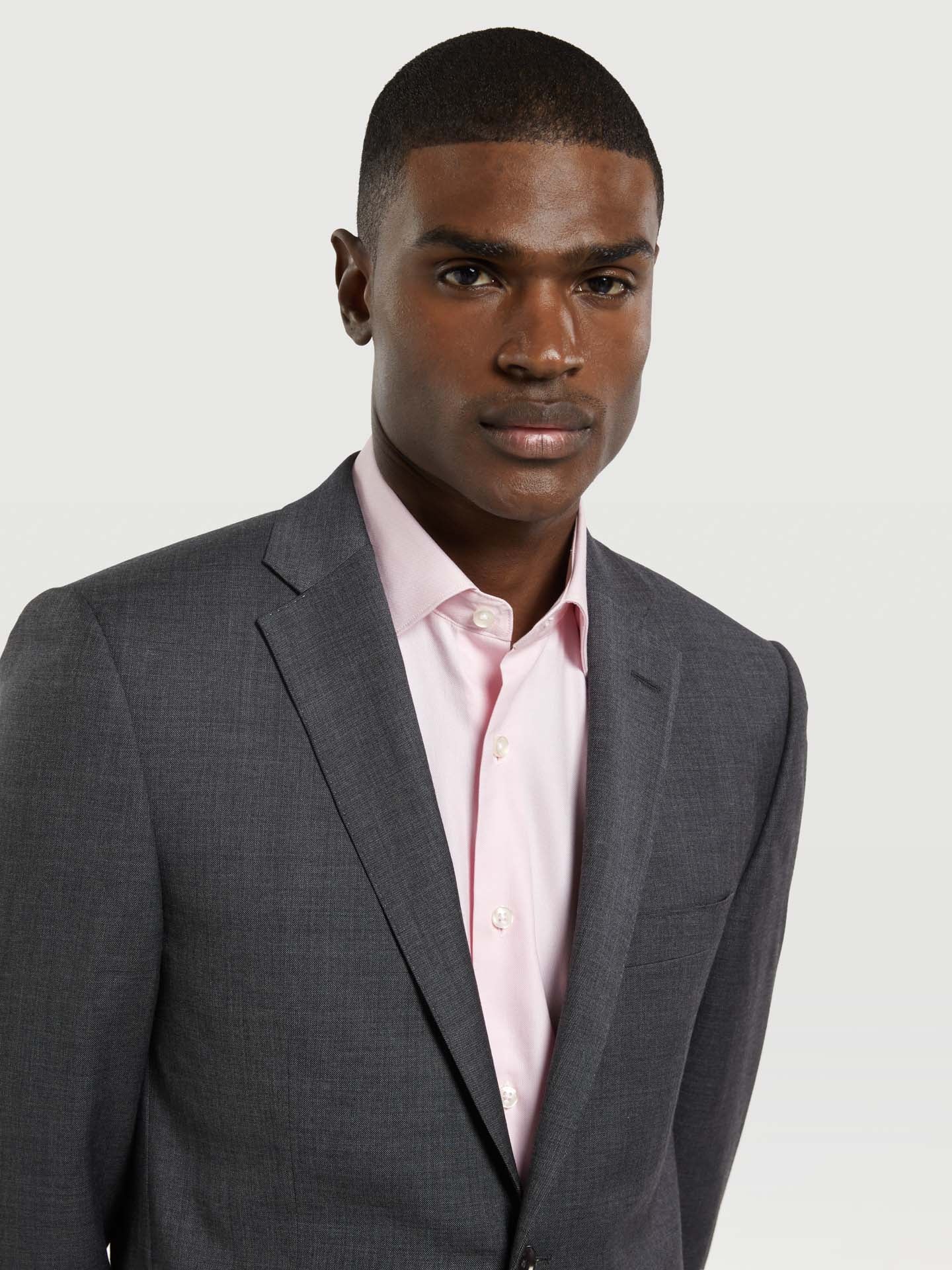 Regular fit business plain oxford formal shirt - Image 7