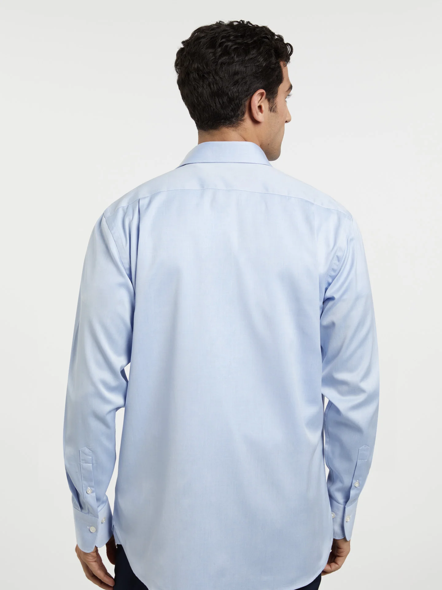 Regular fit business plain twill formal shirt - Image 3