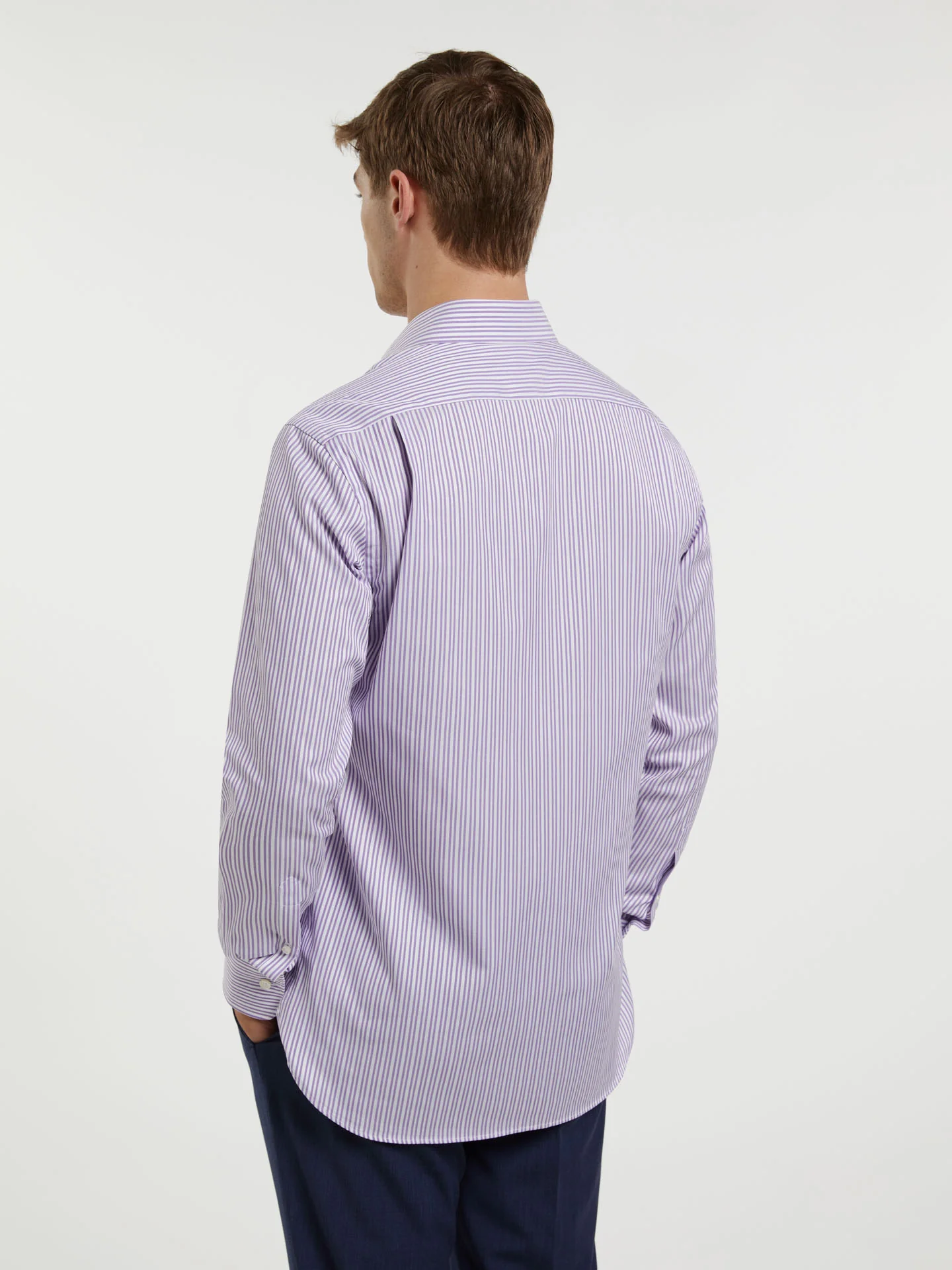 Regular Fit Business stripes Formal Shirt - Image 2