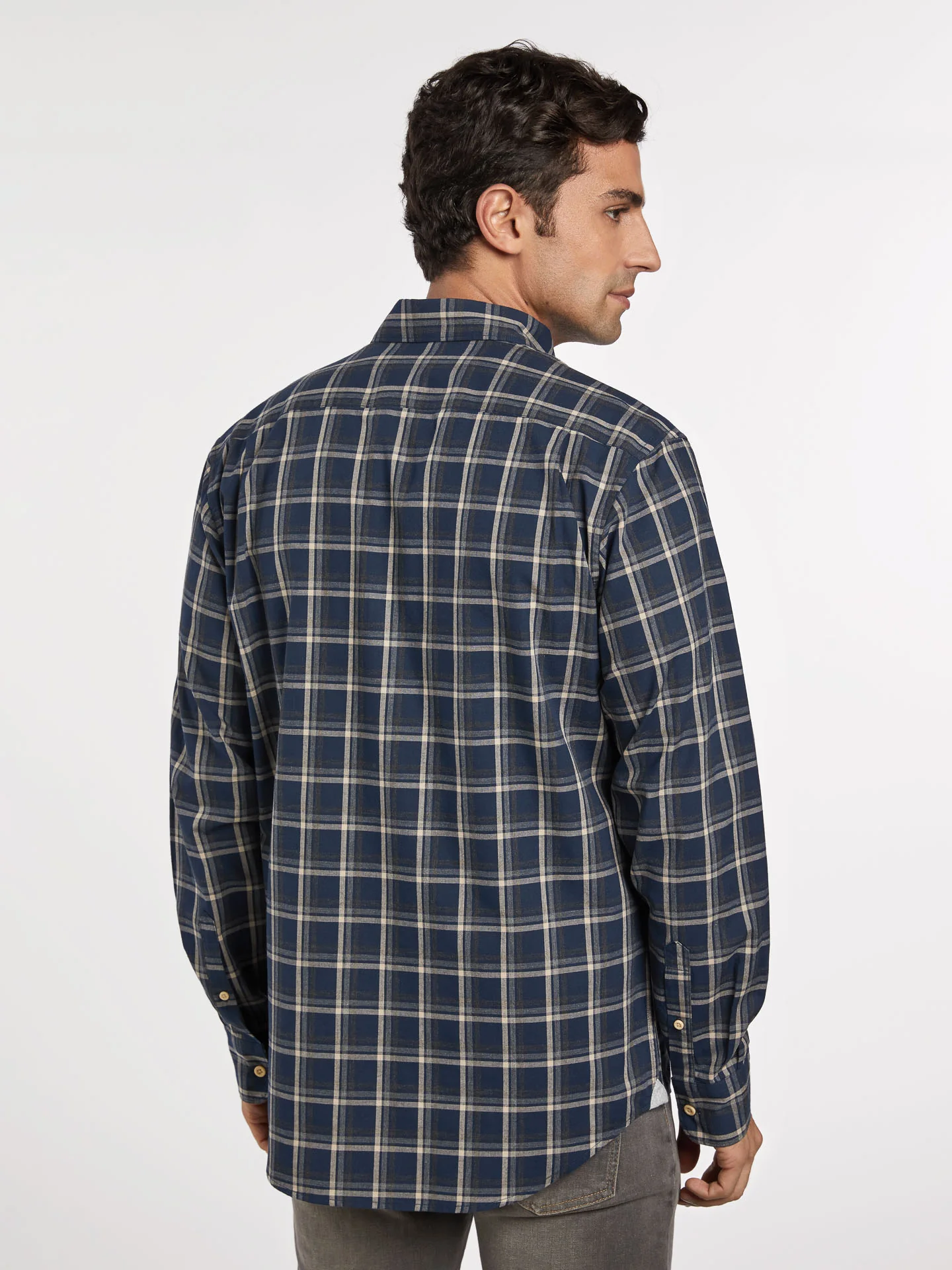 Regular fit casual checks shirt - Image 3