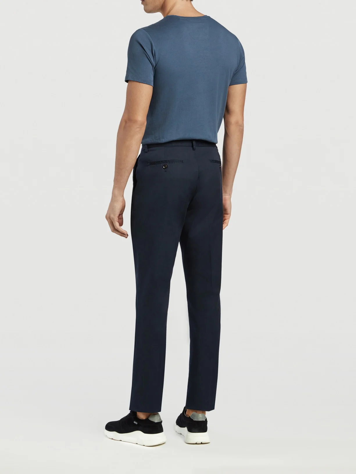 Regular Fit Casual Trousers in Comfort Cotton - Image 3