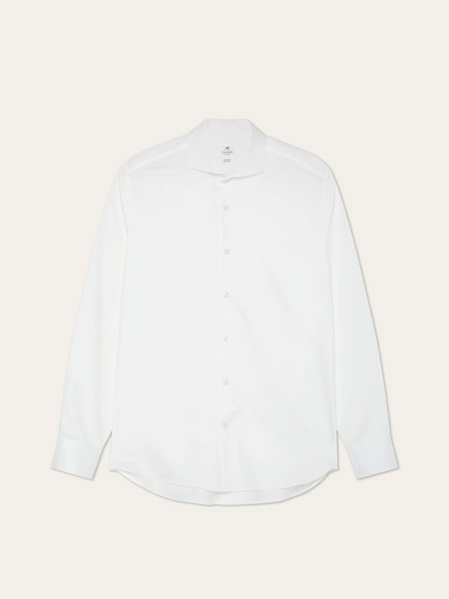 Regular Fit Classic Cotton Shirt With Dublin Collar - Image 4