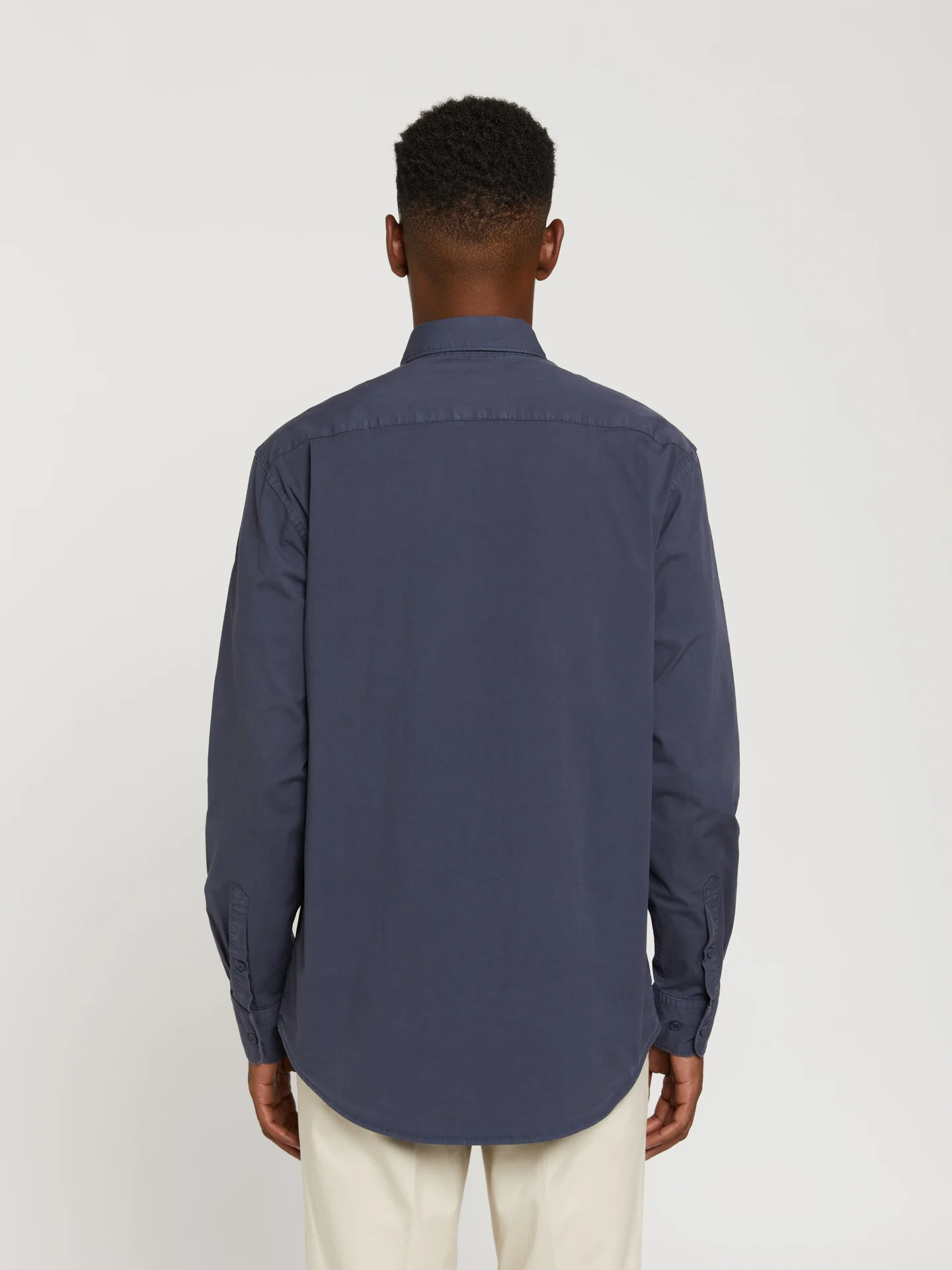 Regular fit comfort poplin garment dye shirt - Image 13