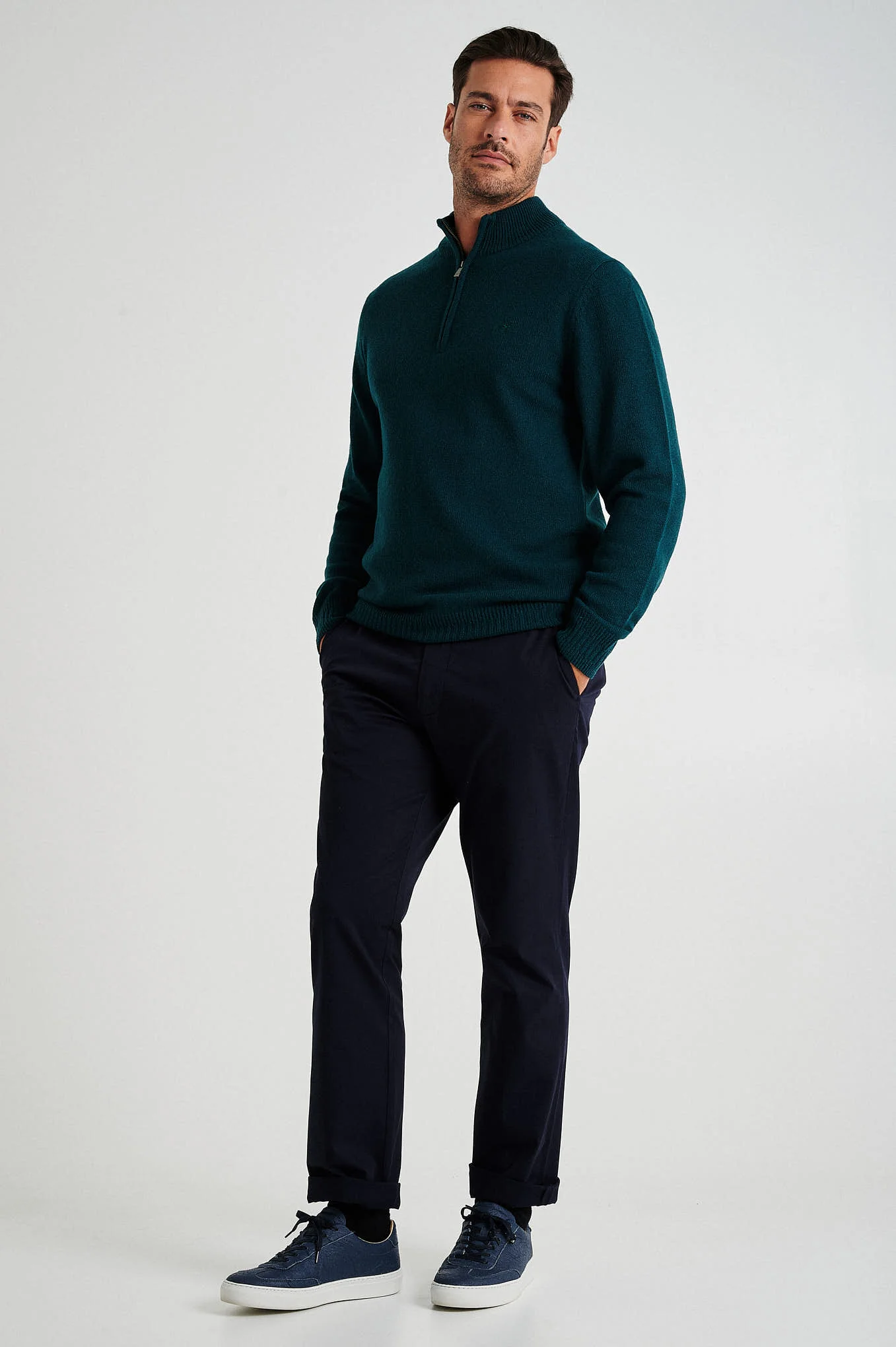Regular fit comfort stretch basic chino - Image 10