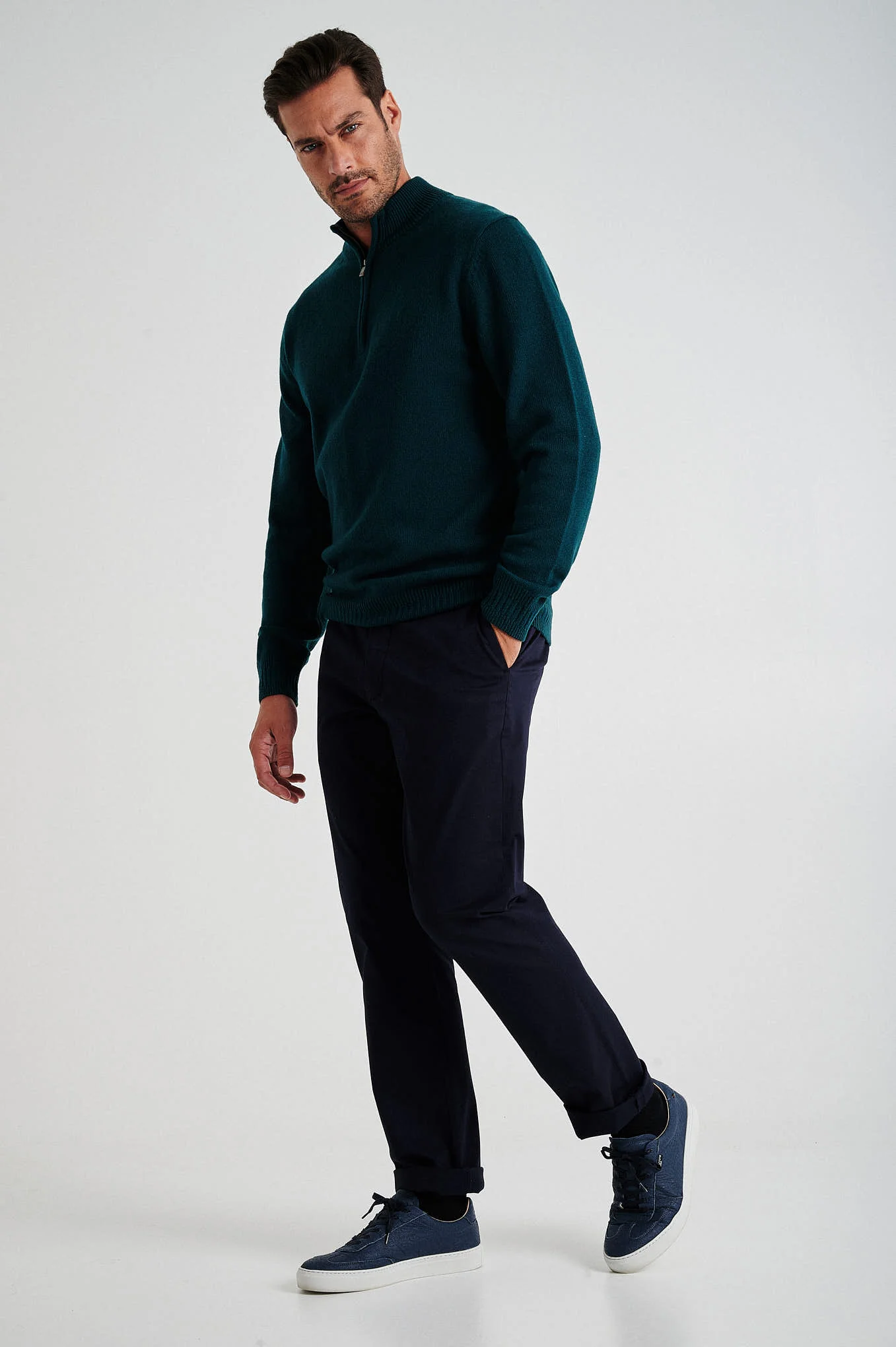 Regular fit comfort stretch basic chino - Image 13