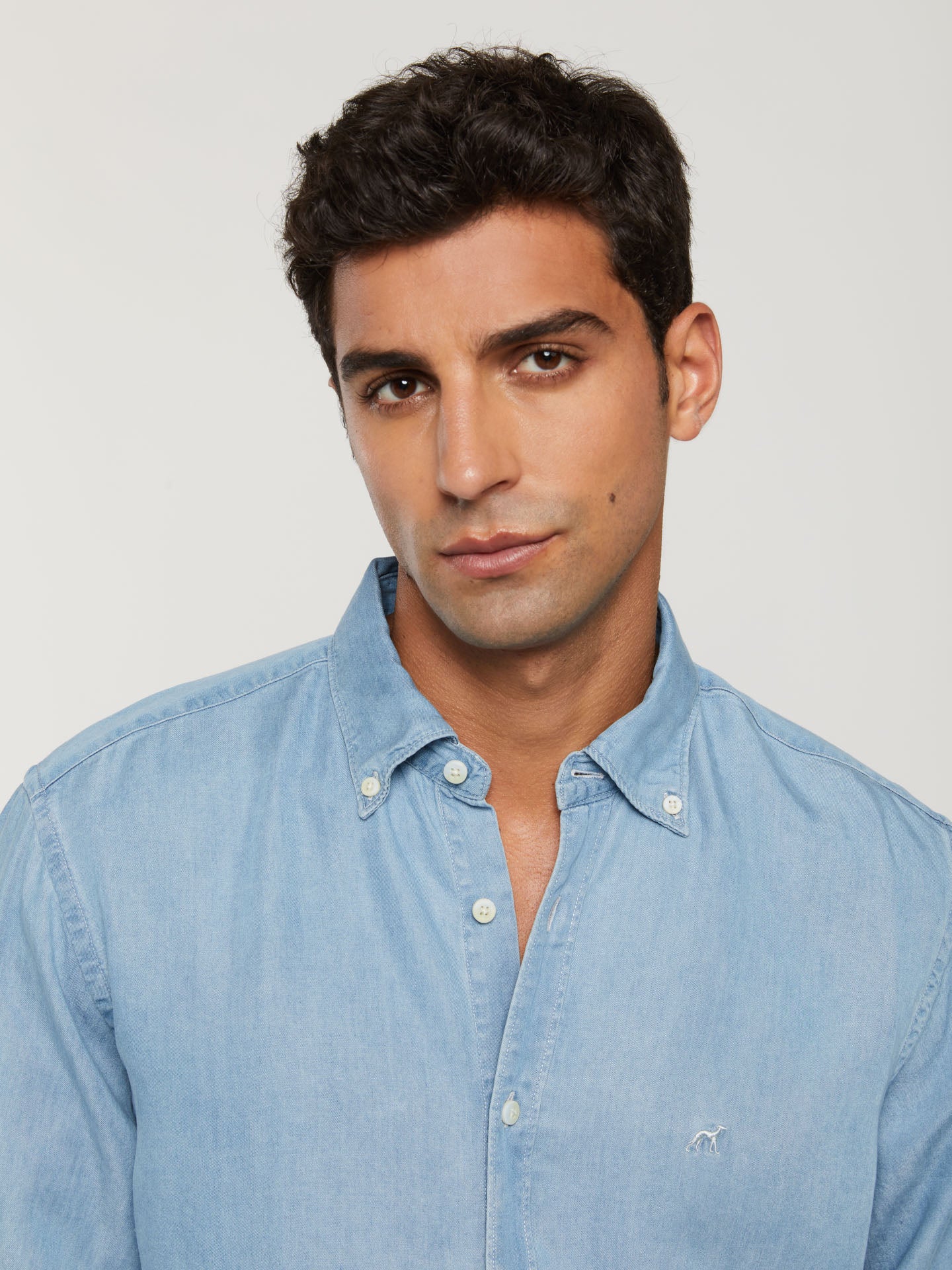 Regular fit denim capsule shirt - Image 2