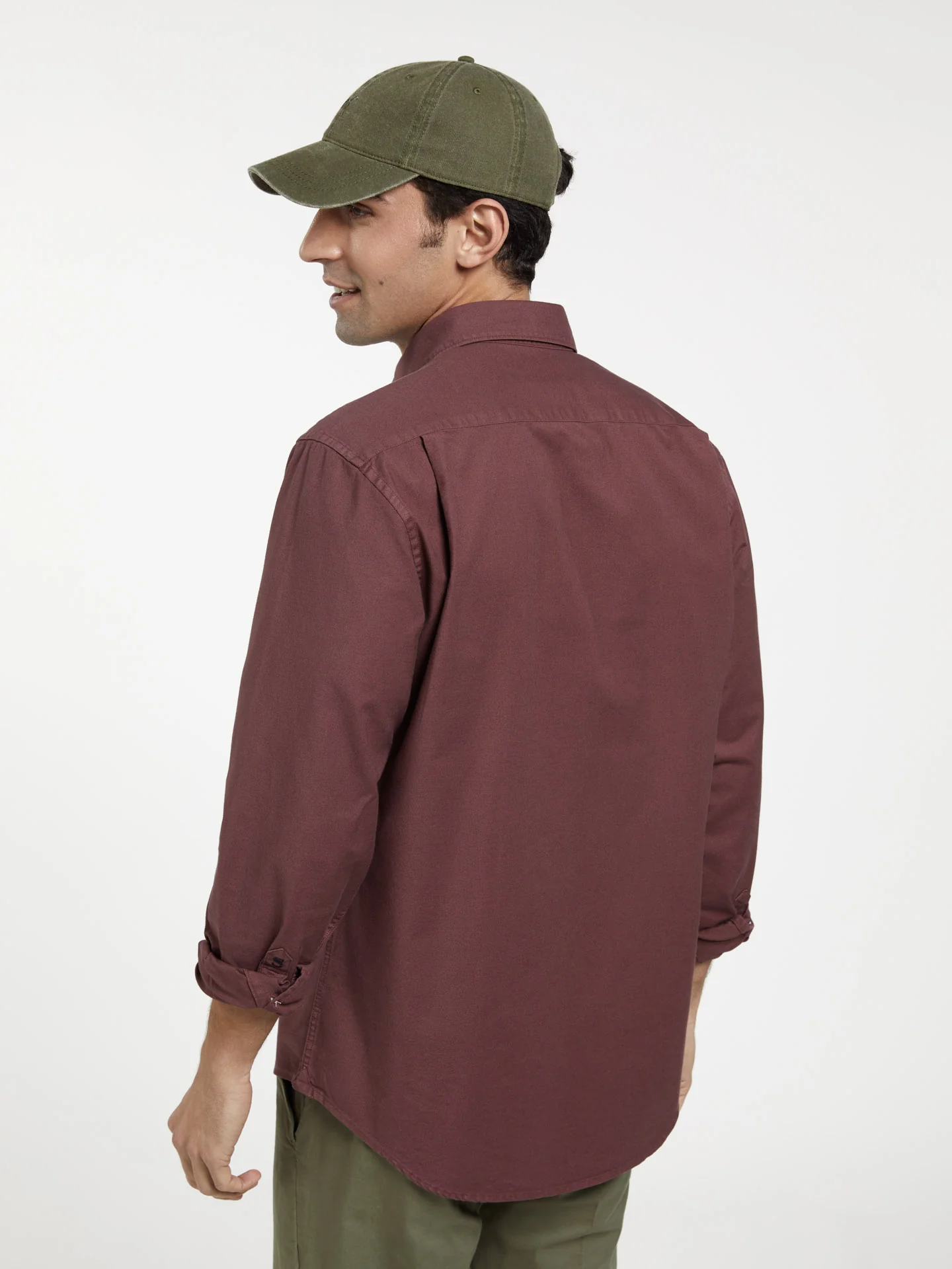 Regular fit garment dye oxford shirt - Image 3