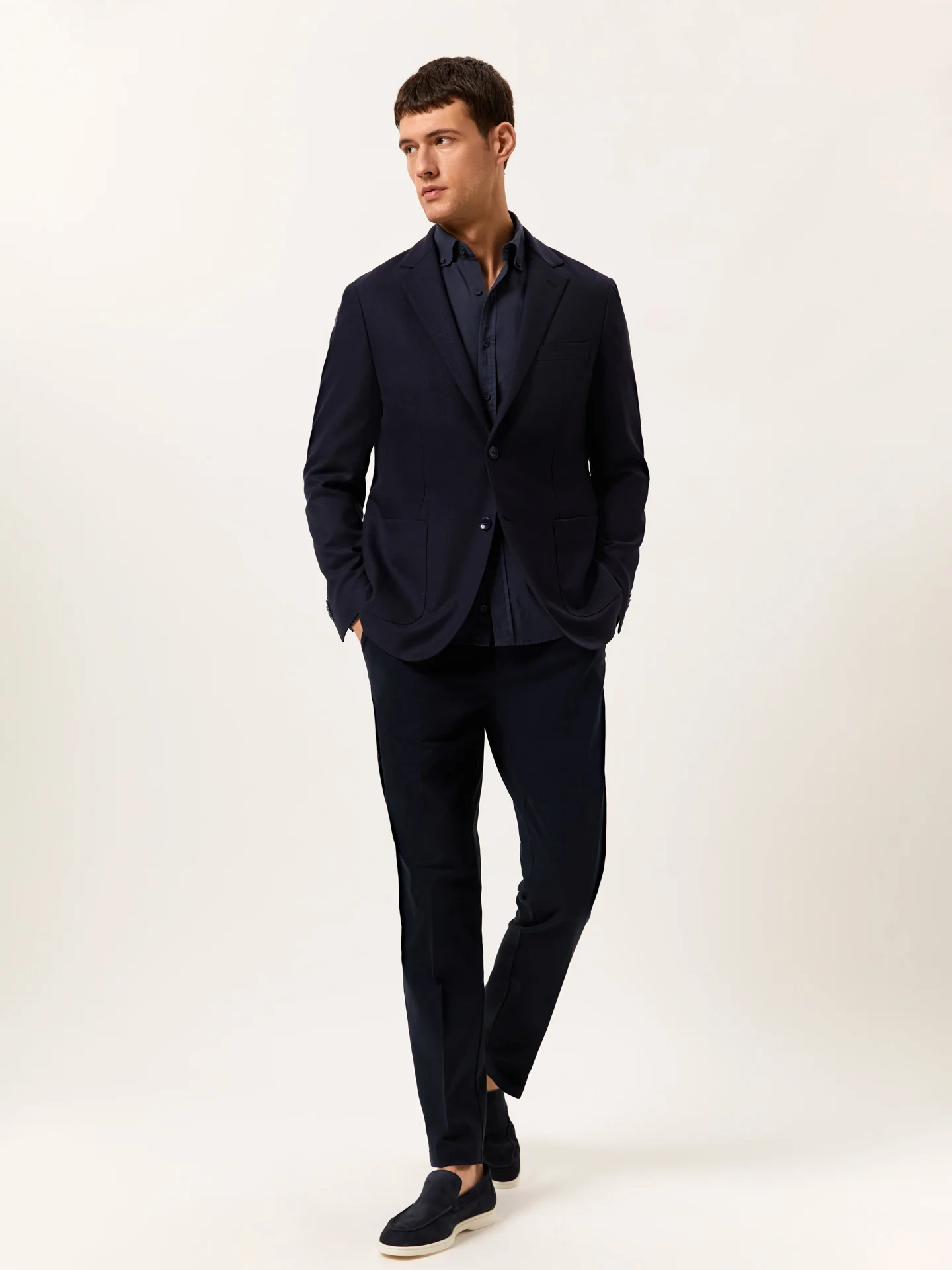 Regular Fit Garment Dye Poplin Shirt in Comfort Cotton