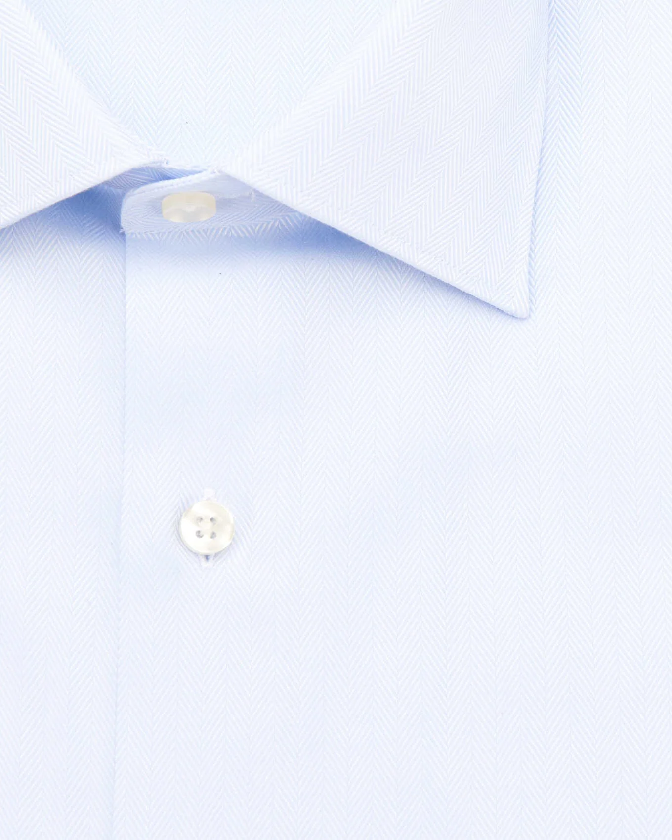 Regular fit herringbone cotton formal shirt - Image 3