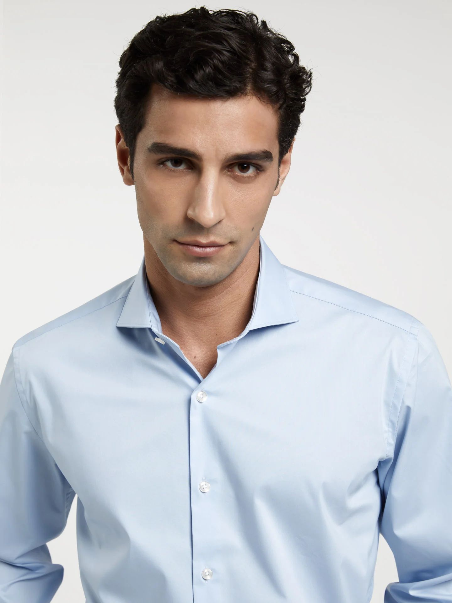 Regular fit k-easy plain poplin comfort formal shirt - Image 5