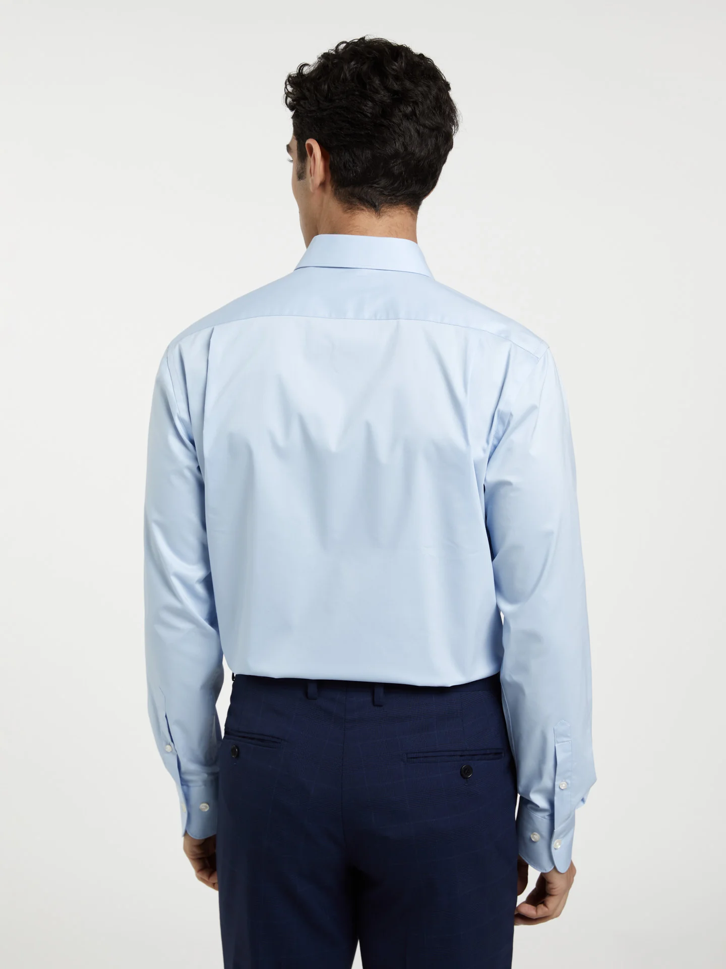 Regular fit k-easy plain poplin comfort formal shirt - Image 6