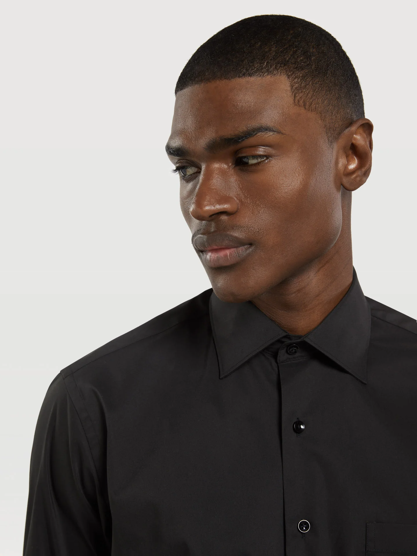 Regular fit k-easy plain poplin comfort formal shirt