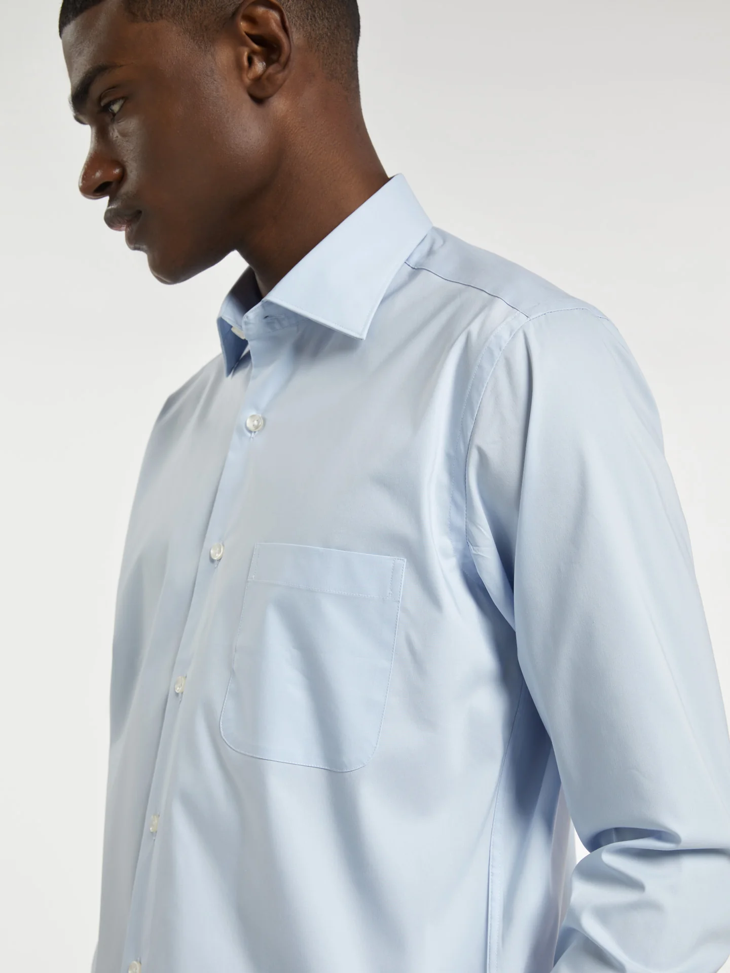 Regular fit k-easy plain poplin comfort formal shirt - Image 11
