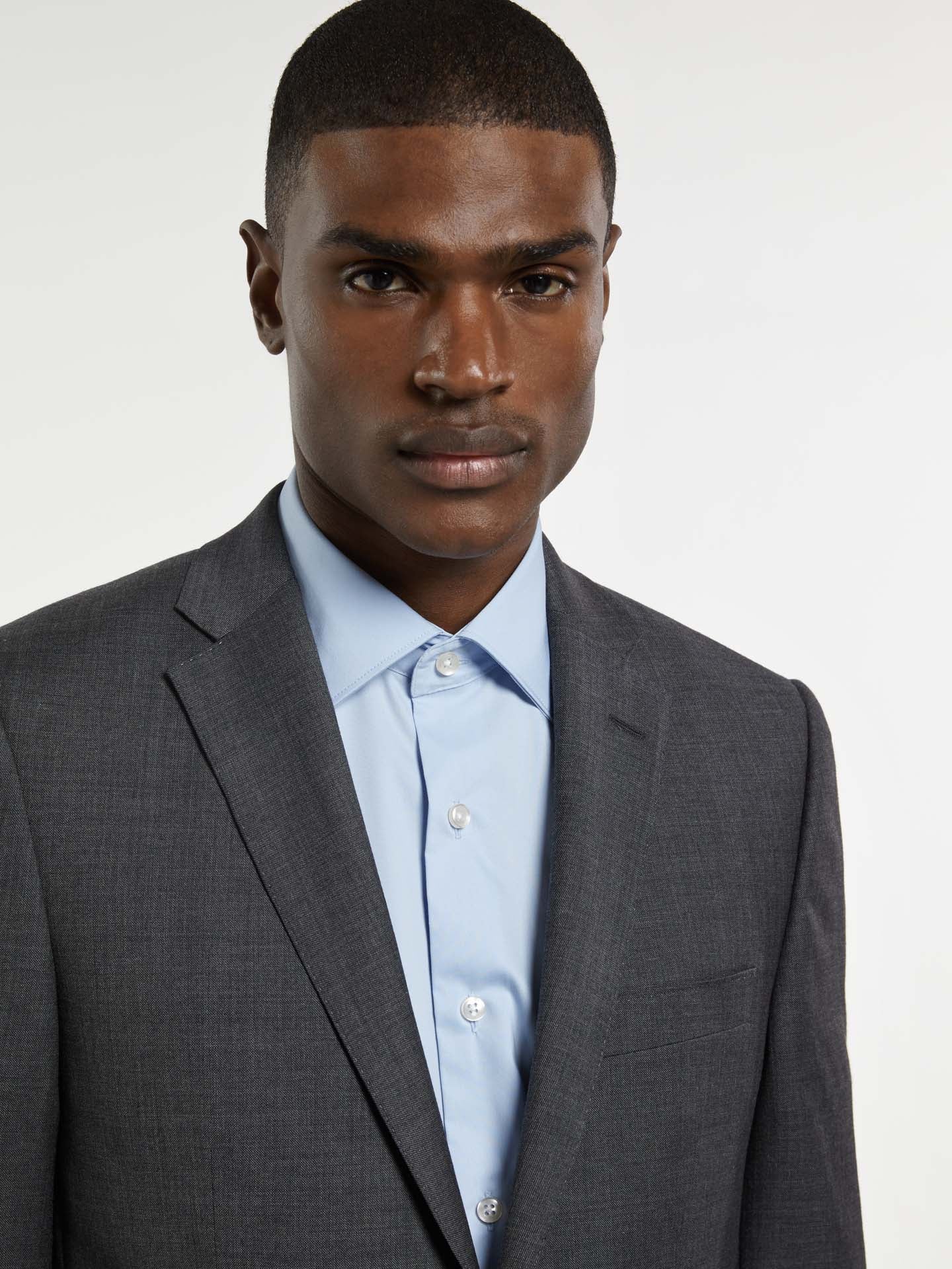 Regular fit k-easy plain poplin comfort formal shirt - Image 5