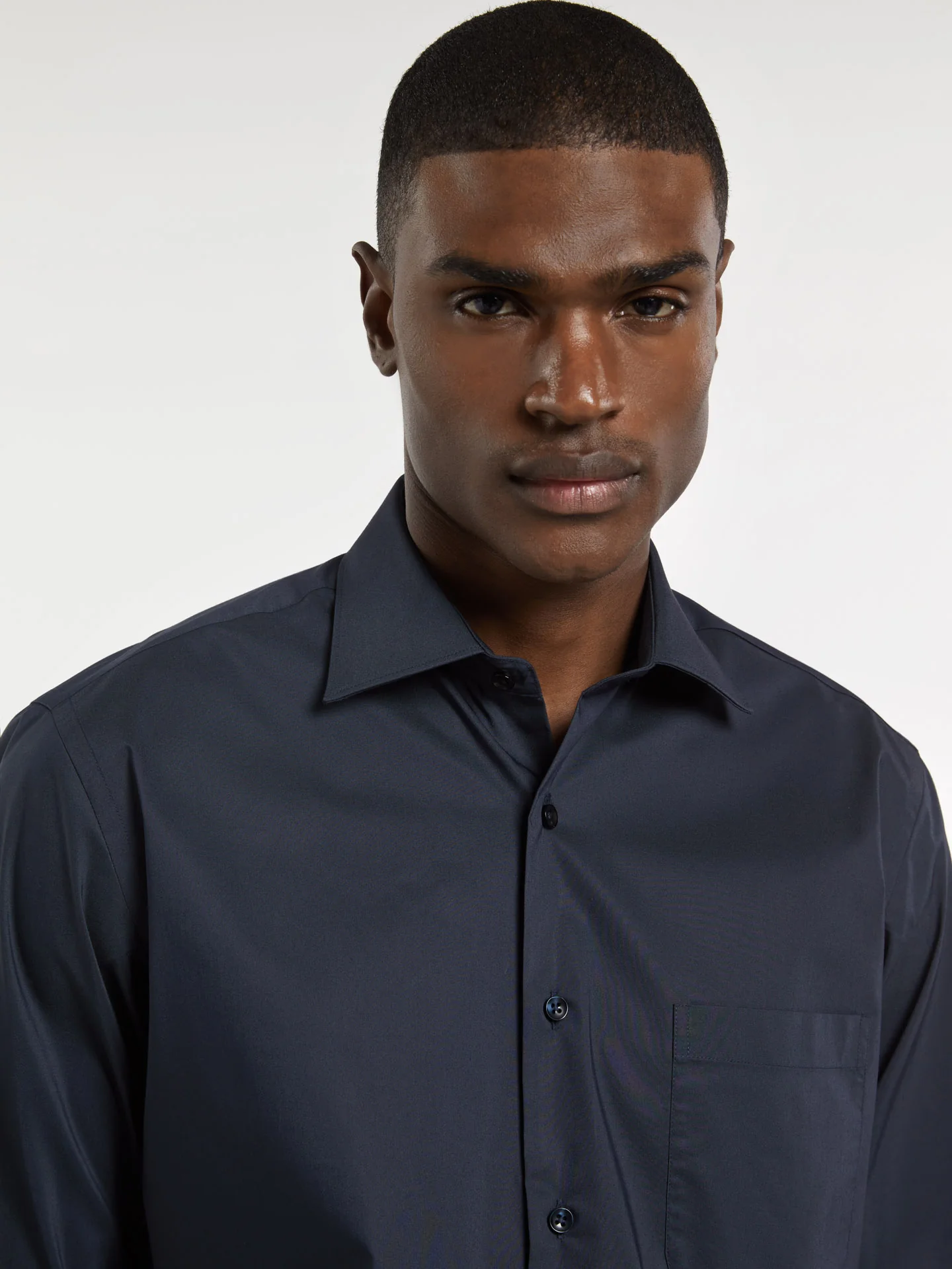 Regular fit k-easy plain poplin comfort formal shirt - Image 8