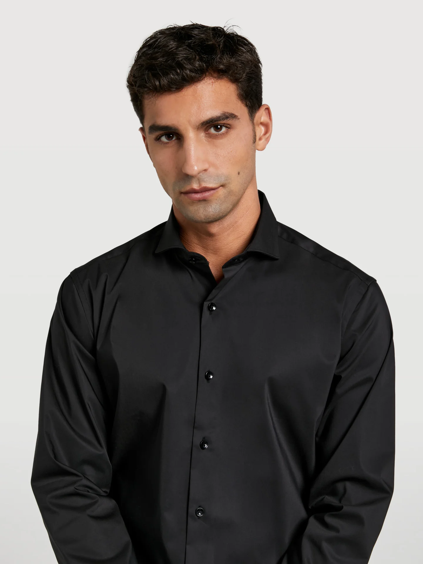 Regular fit k-easy plain poplin comfort shirt