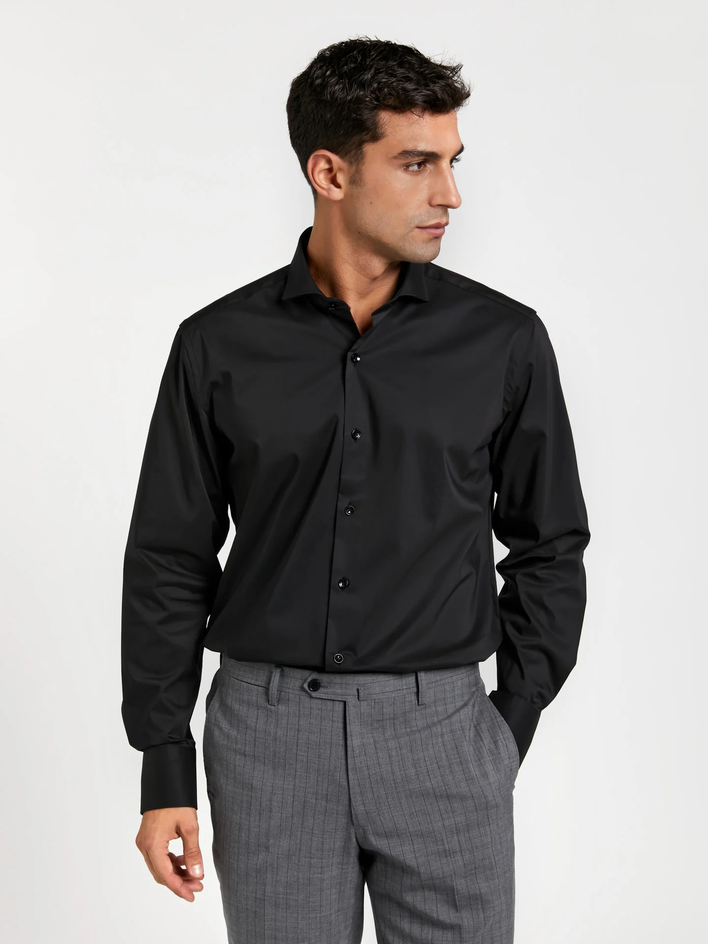 Regular fit k-easy plain poplin comfort shirt - Image 2