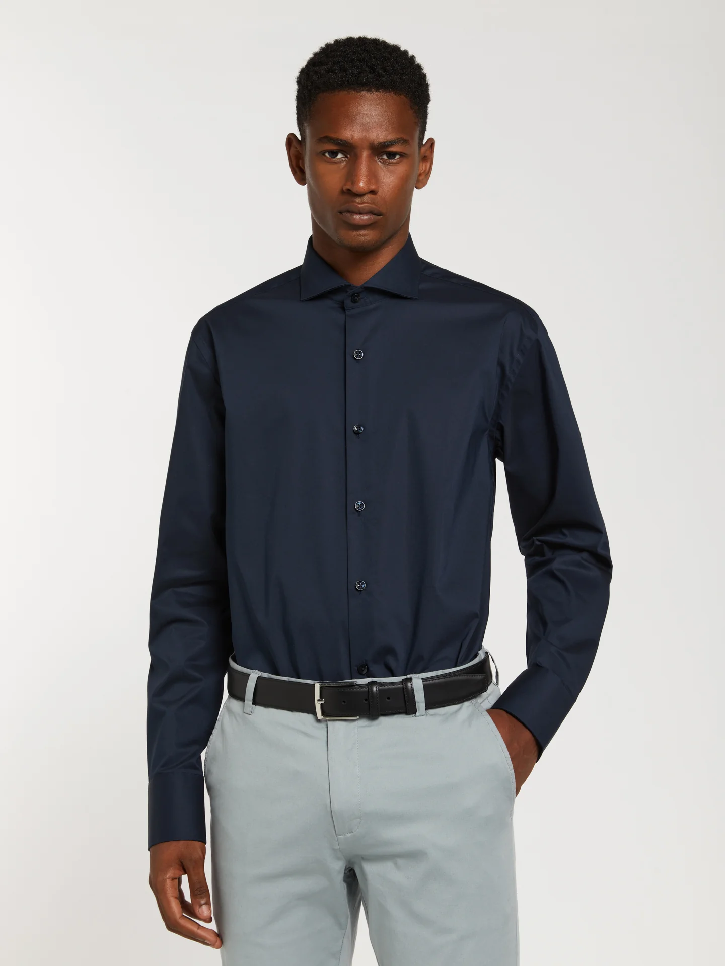 Regular fit k-easy plain poplin comfort shirt - Image 5