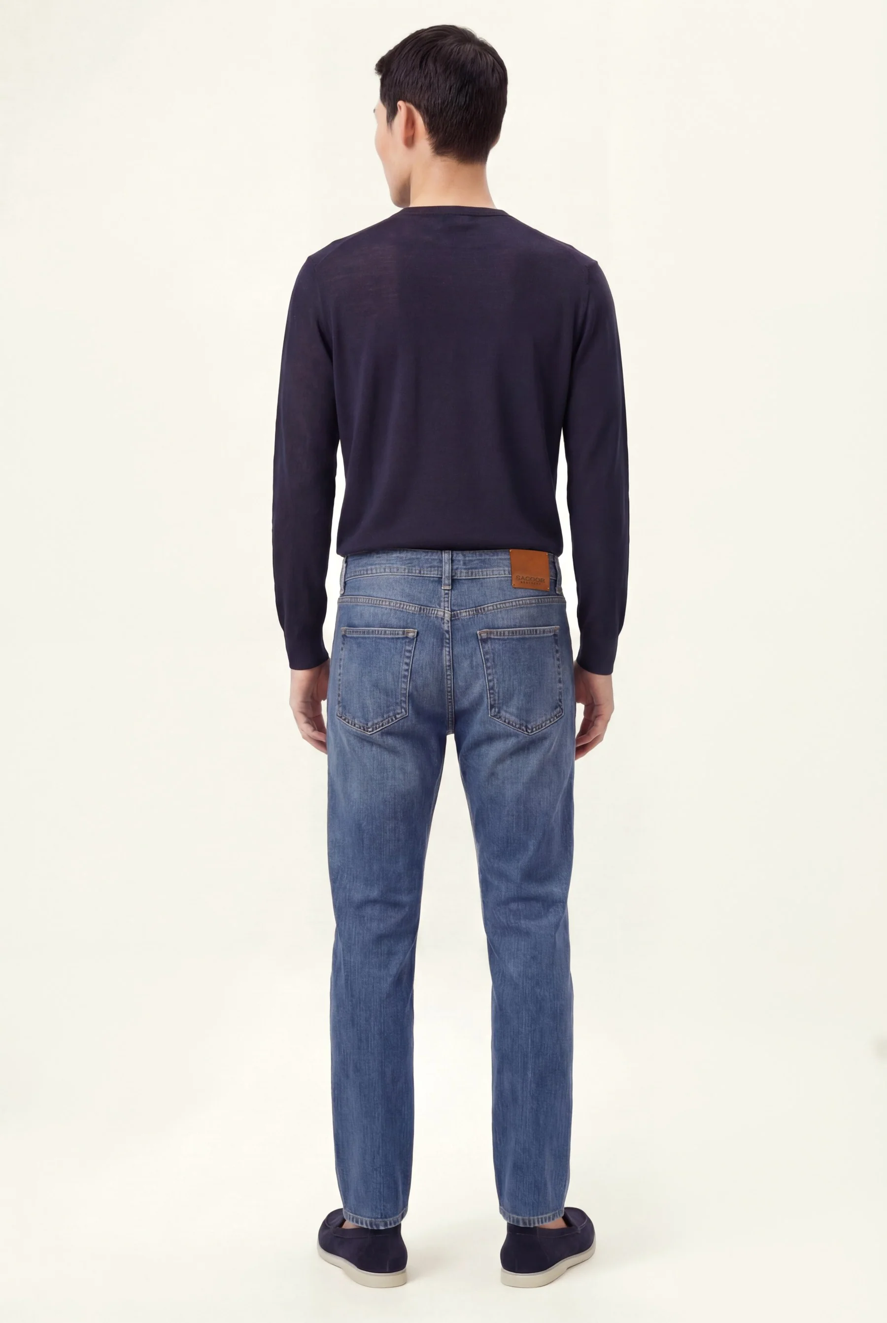 Regular Fit Medium-Waist Jeans In Organic Cotton Blend - Image 2