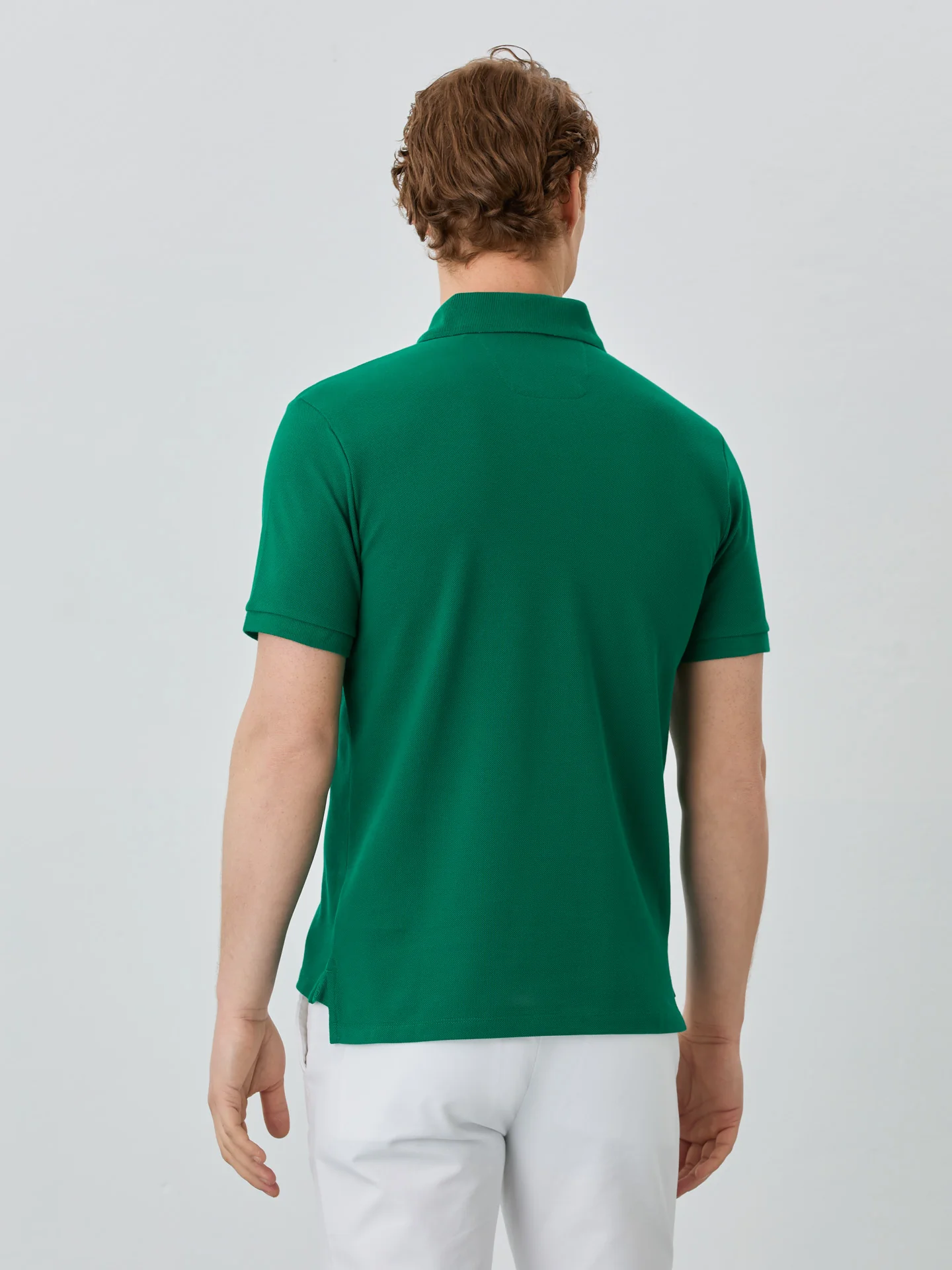 Regular Fit Piqué Polo With Logo Embroidery In 100% BCI Cotton - Image 15