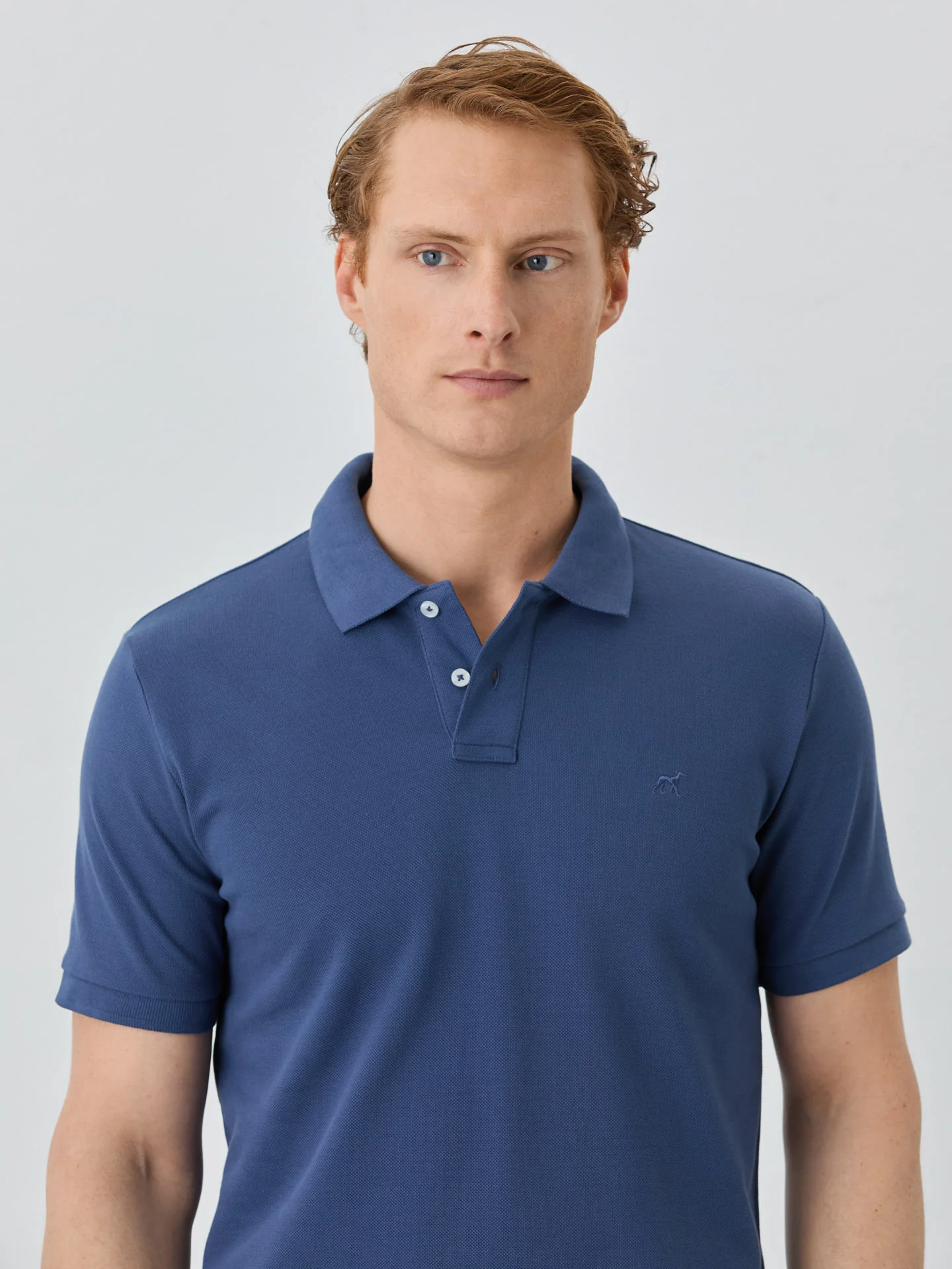 Regular Fit Piqué Polo With Logo Embroidery In 100% BCI Cotton - Image 27