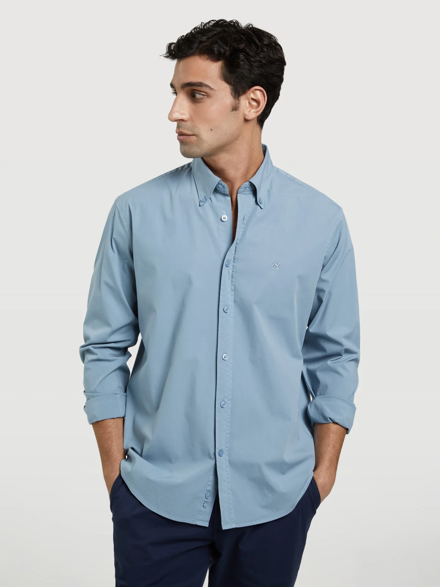Regular fit poplin comfort shirt - Image 7