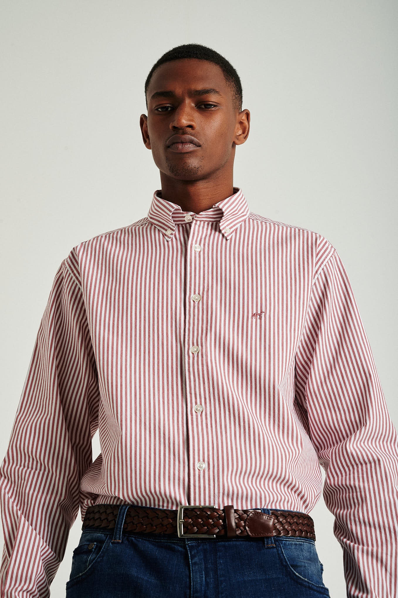 Regular fit respekt stripes shirt - Image 6