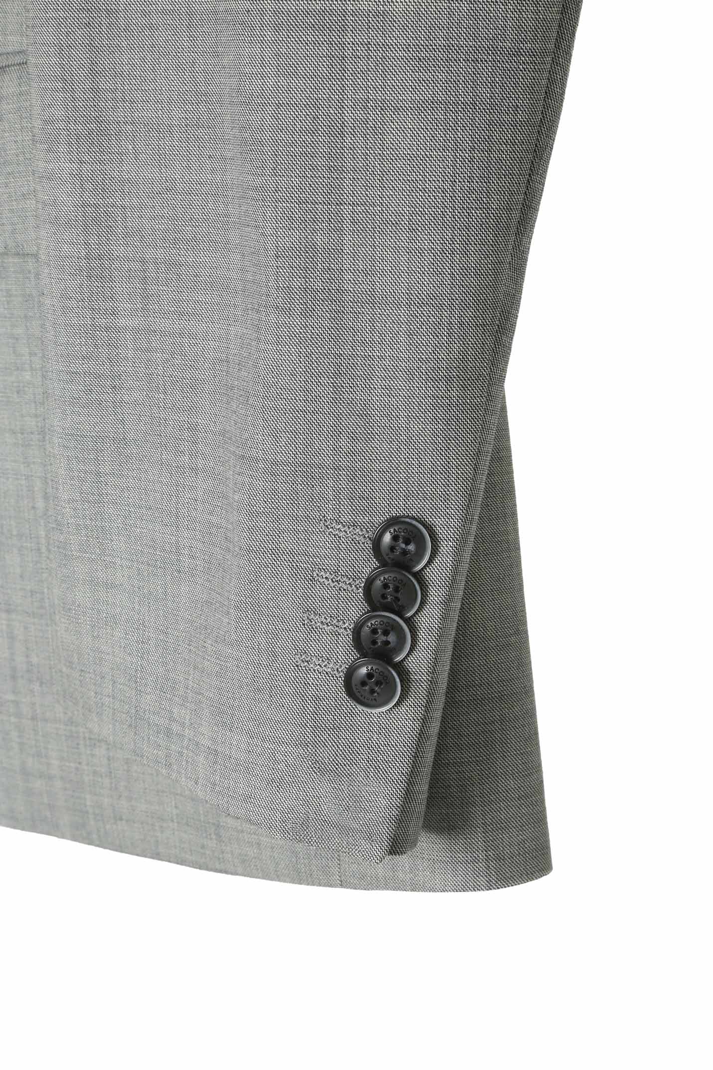 Regular Fit Sharkskin suit in 100% Wool - Image 5