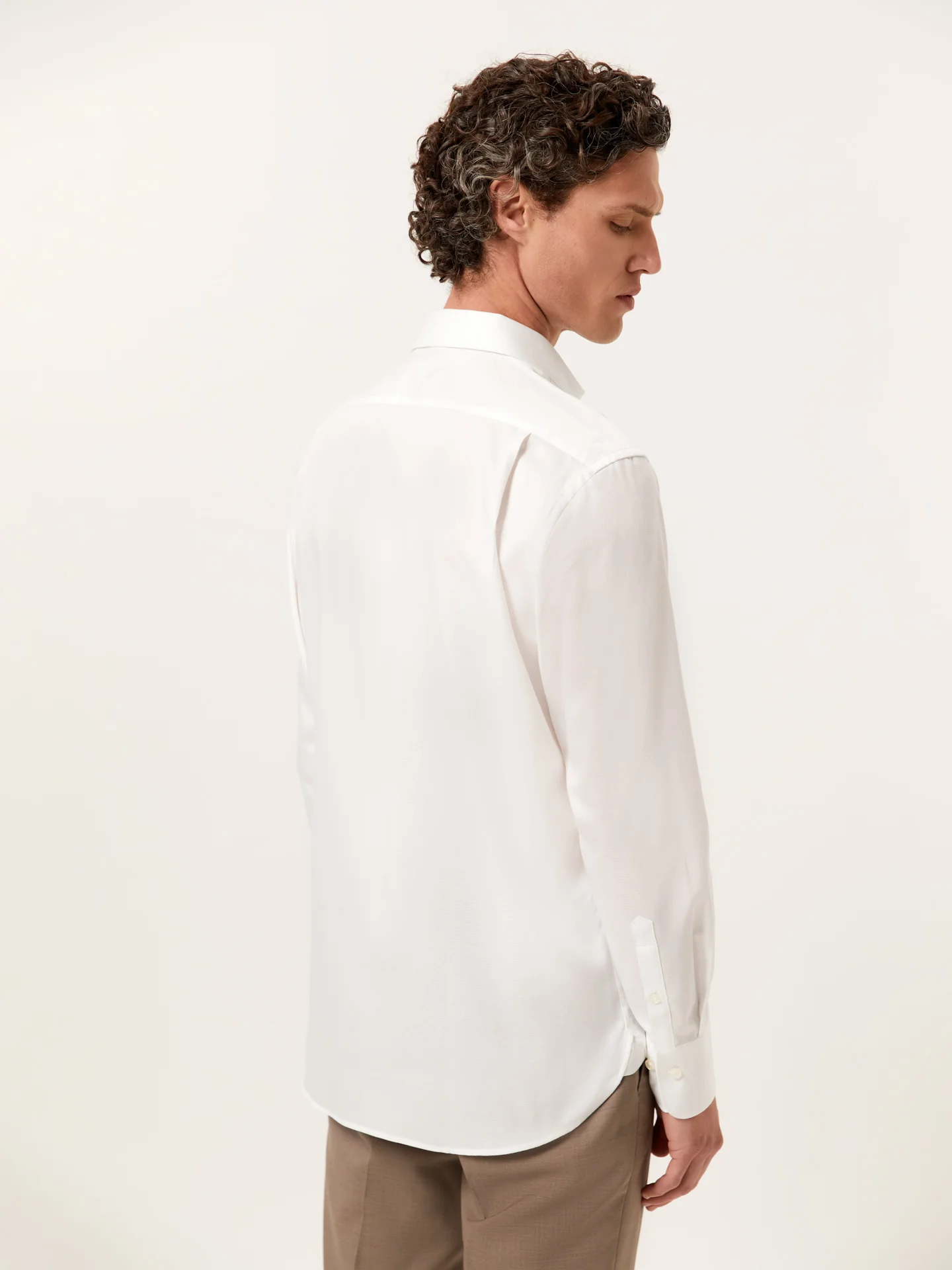 Regular Fit Textured Shirt with Dublin Collar - Image 4