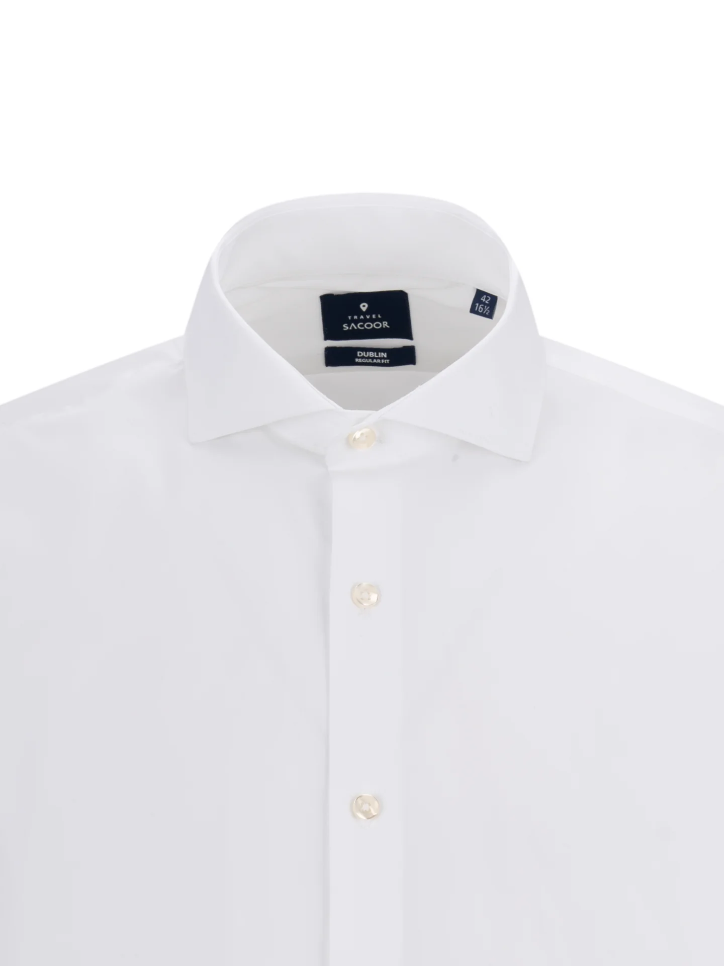 Regular Fit Travel Poplin Shirt in Comfort Cotton - Image 3