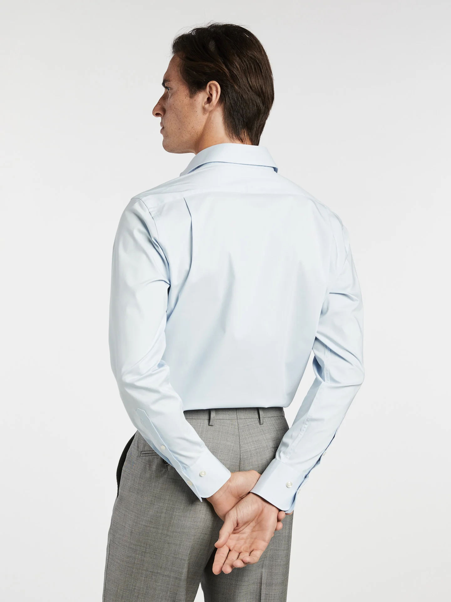 Regular Fit Travel Poplin Shirt in Comfort Cotton - Image 3