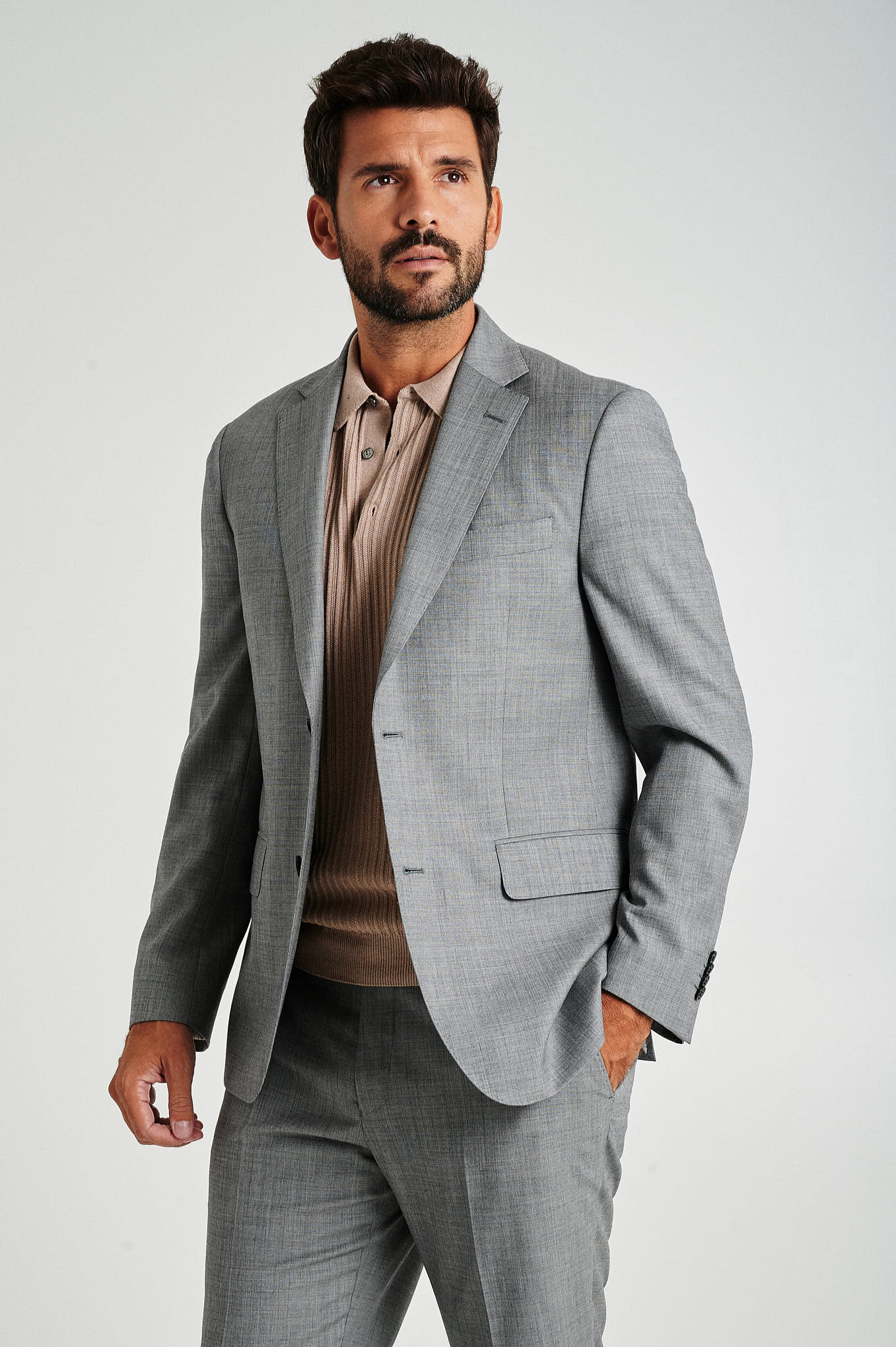 Regular fit wool suit - Image 4