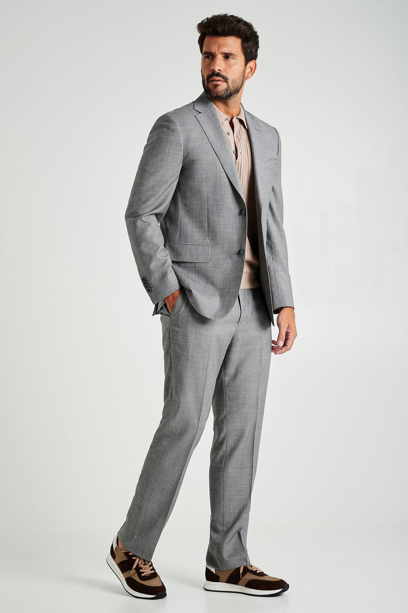 Regular fit wool suit - Image 5