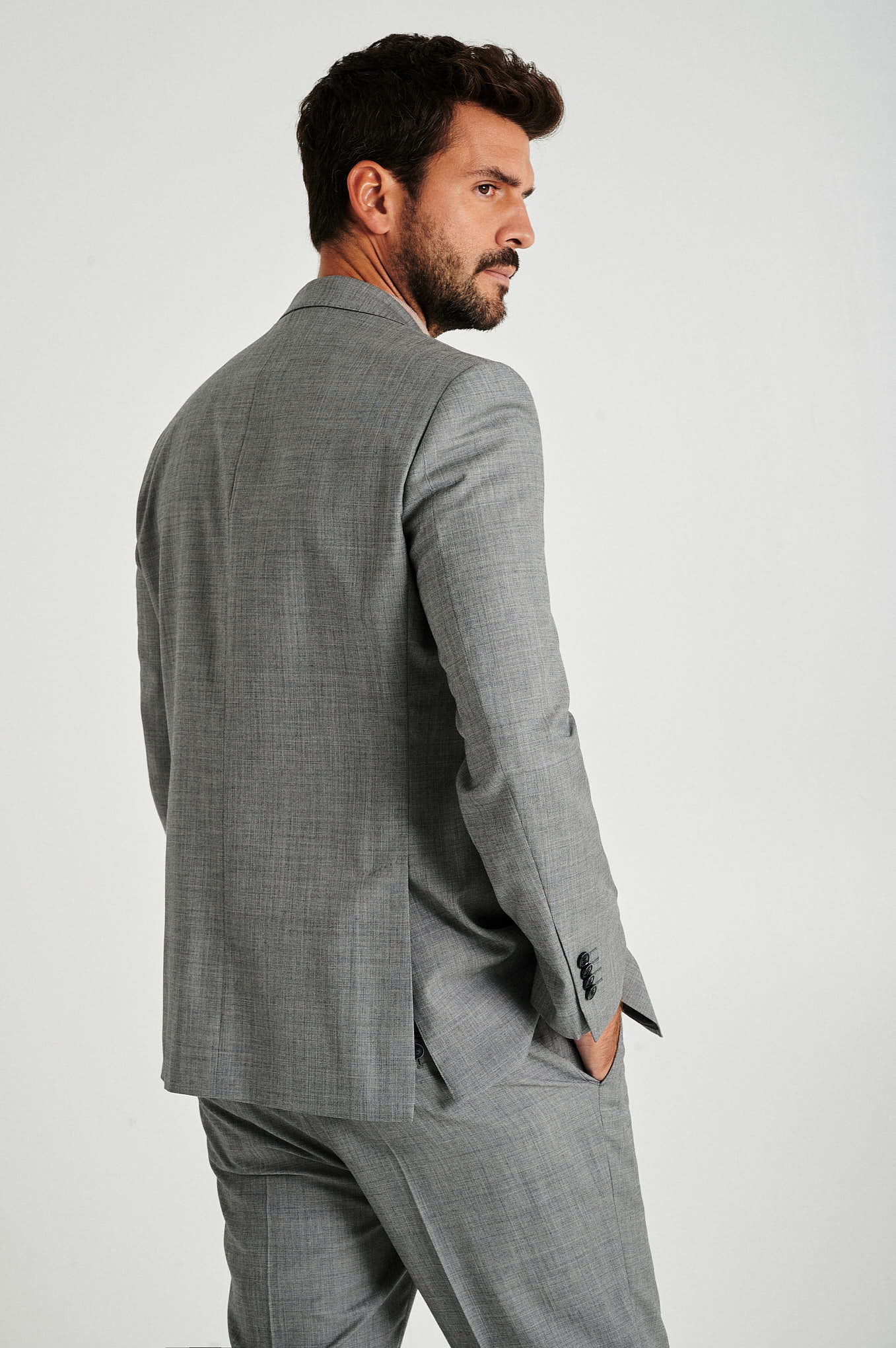 Regular fit wool suit - Image 7