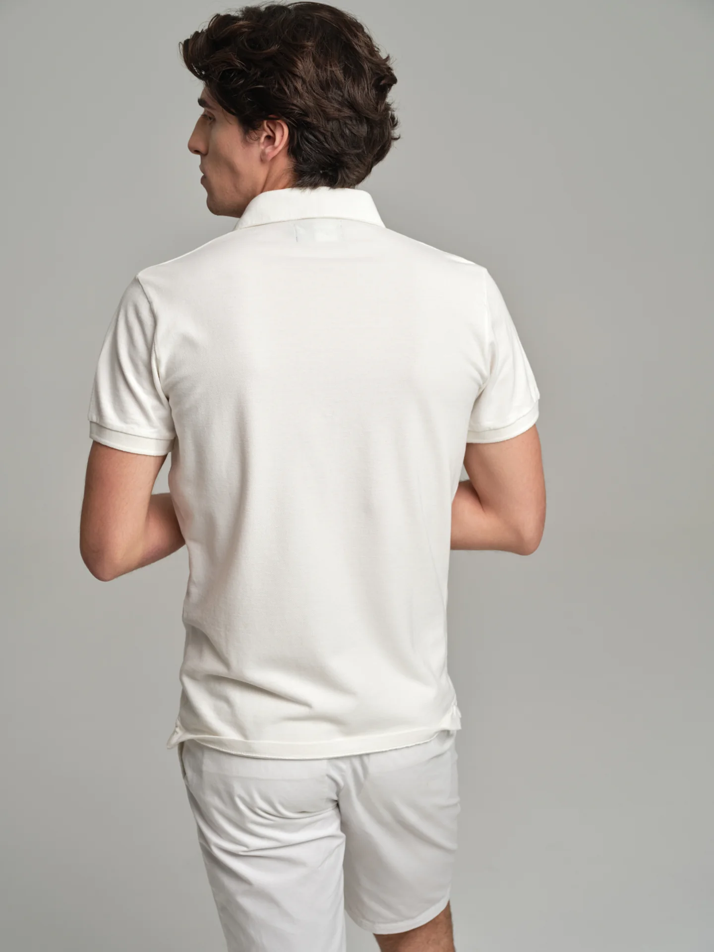 Relax garment dye piquet polo shirt - Image 6