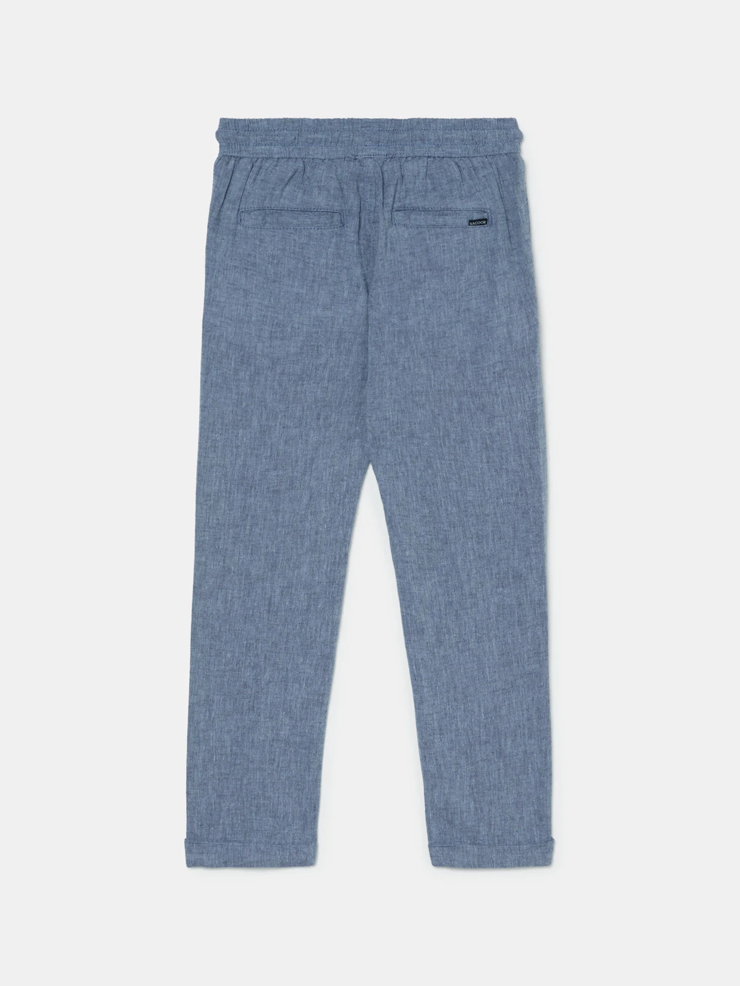 Relaxed Linen Chino Trousers - Image 5
