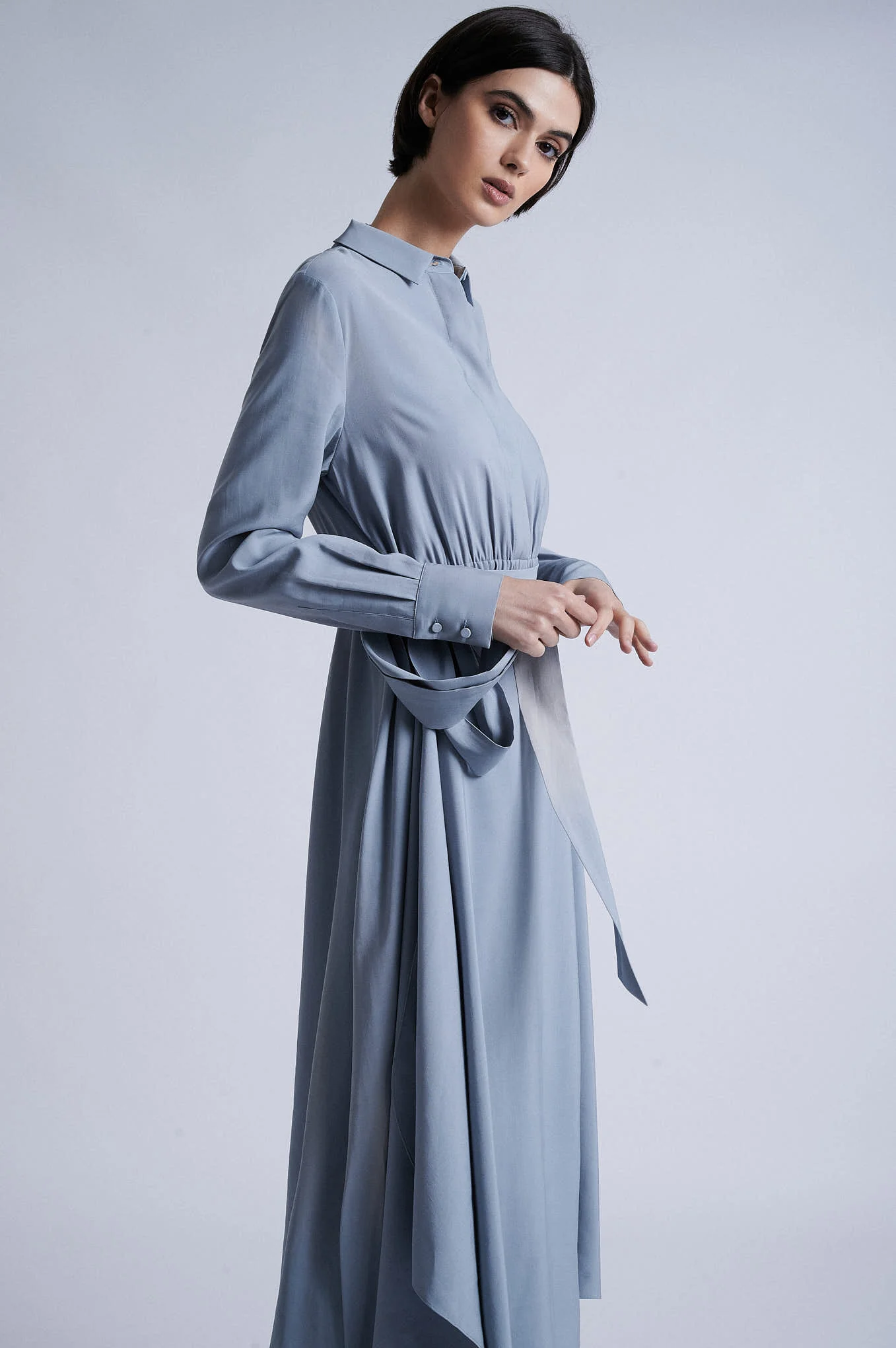 Respekt Dress with front draping - Image 5