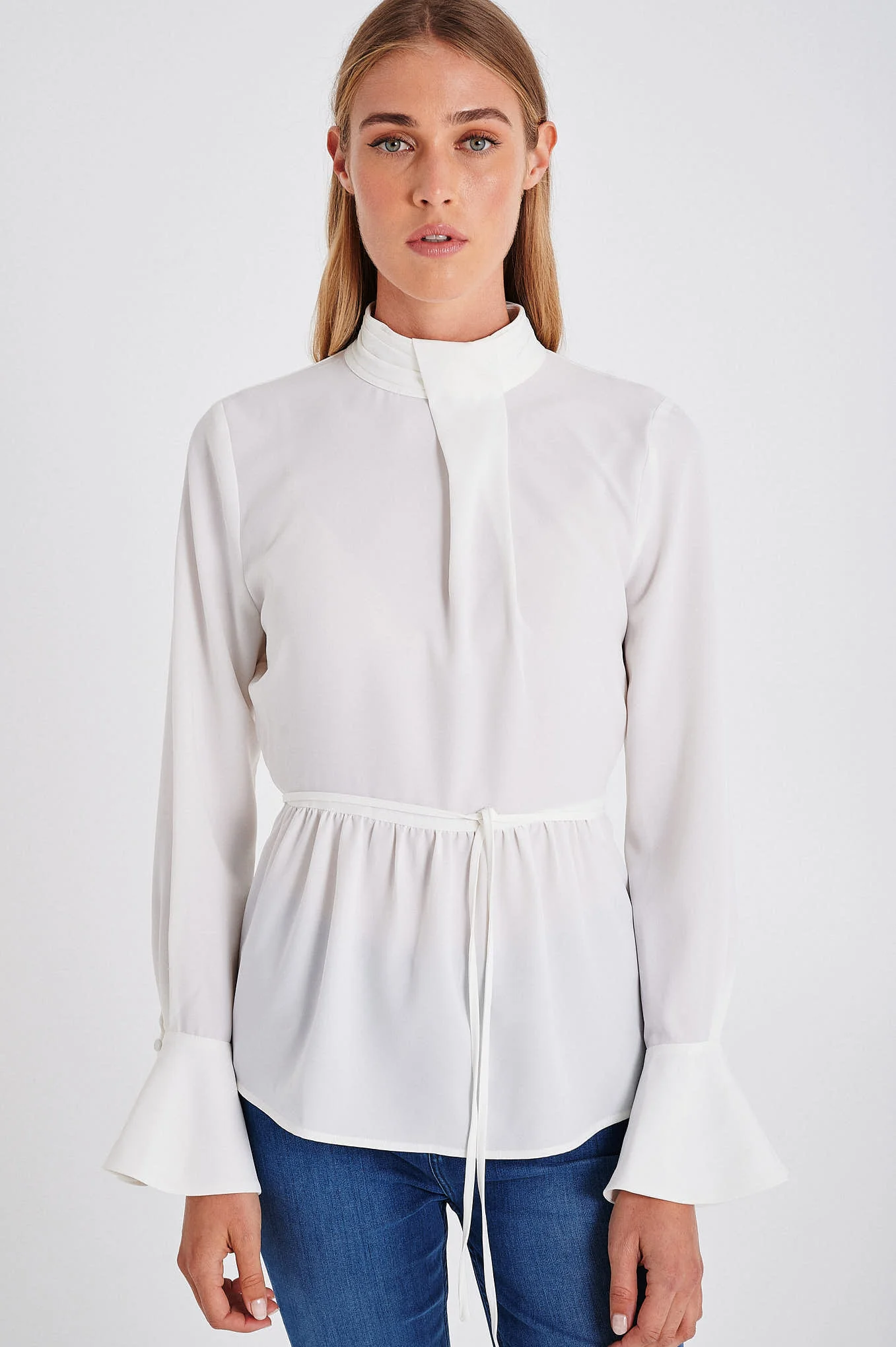 Respekt gathered blouse - Image 4