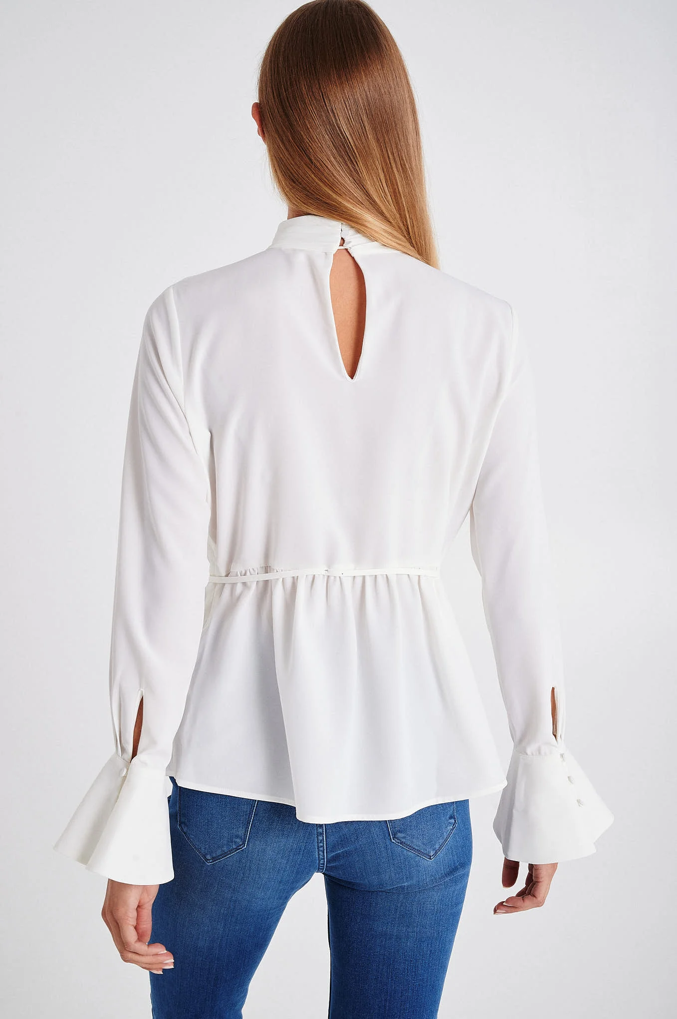 Respekt gathered blouse - Image 5
