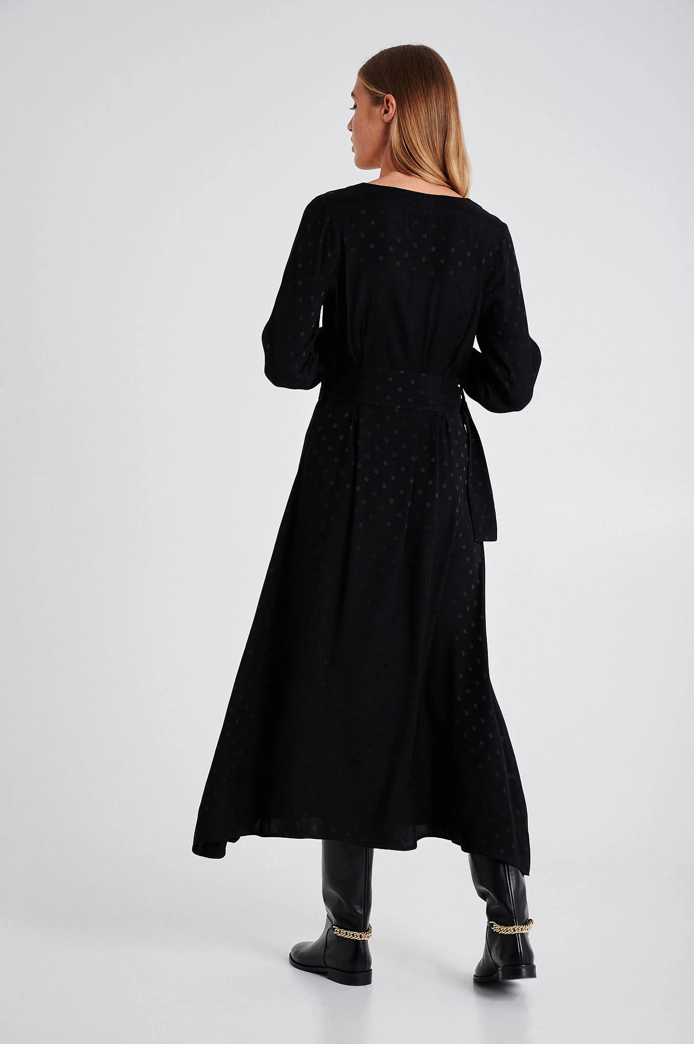 Respekt Jacquard Dots Dress - Image 6