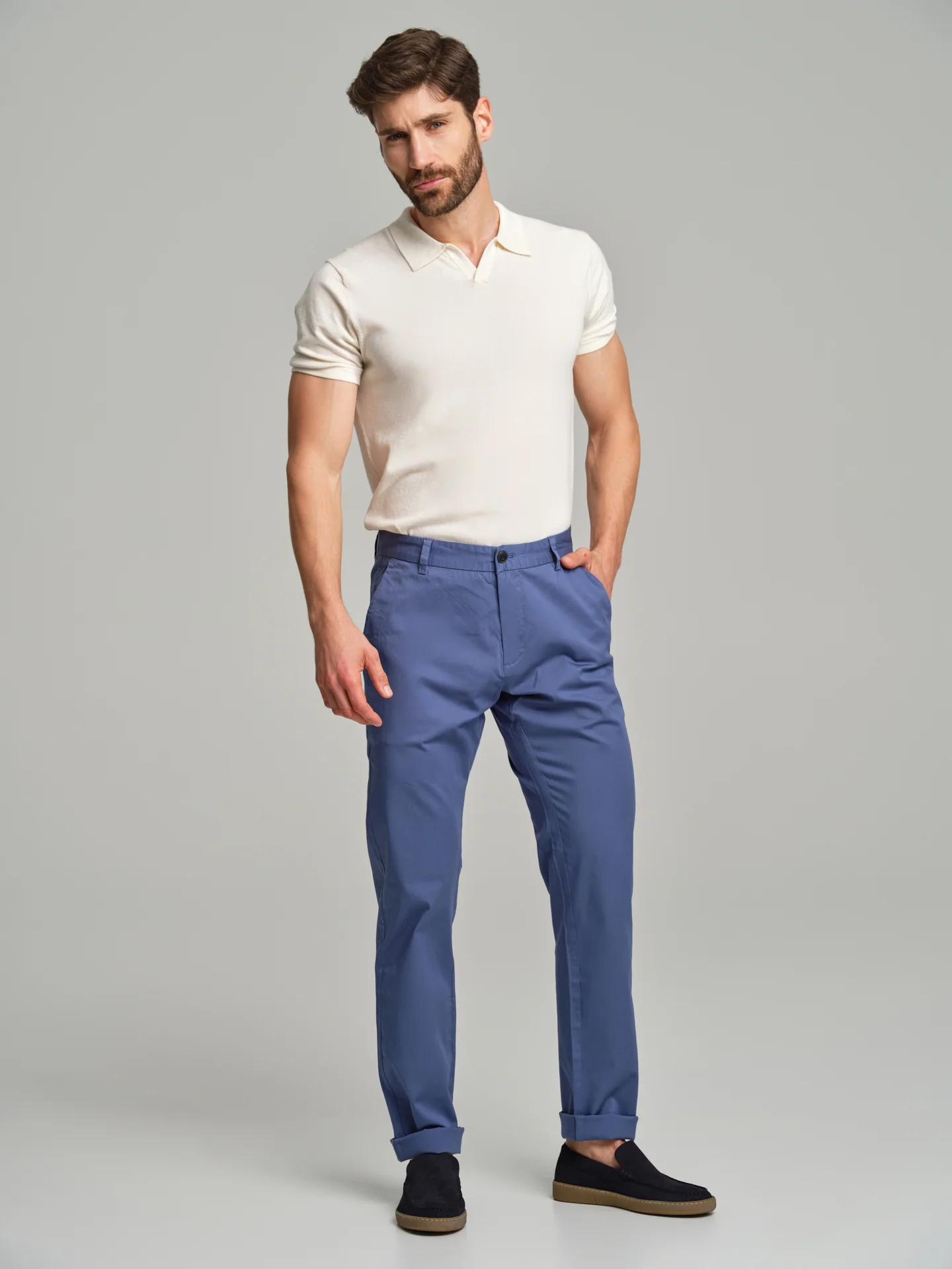 Respekt' Organic Cotton garment dye chino trousers